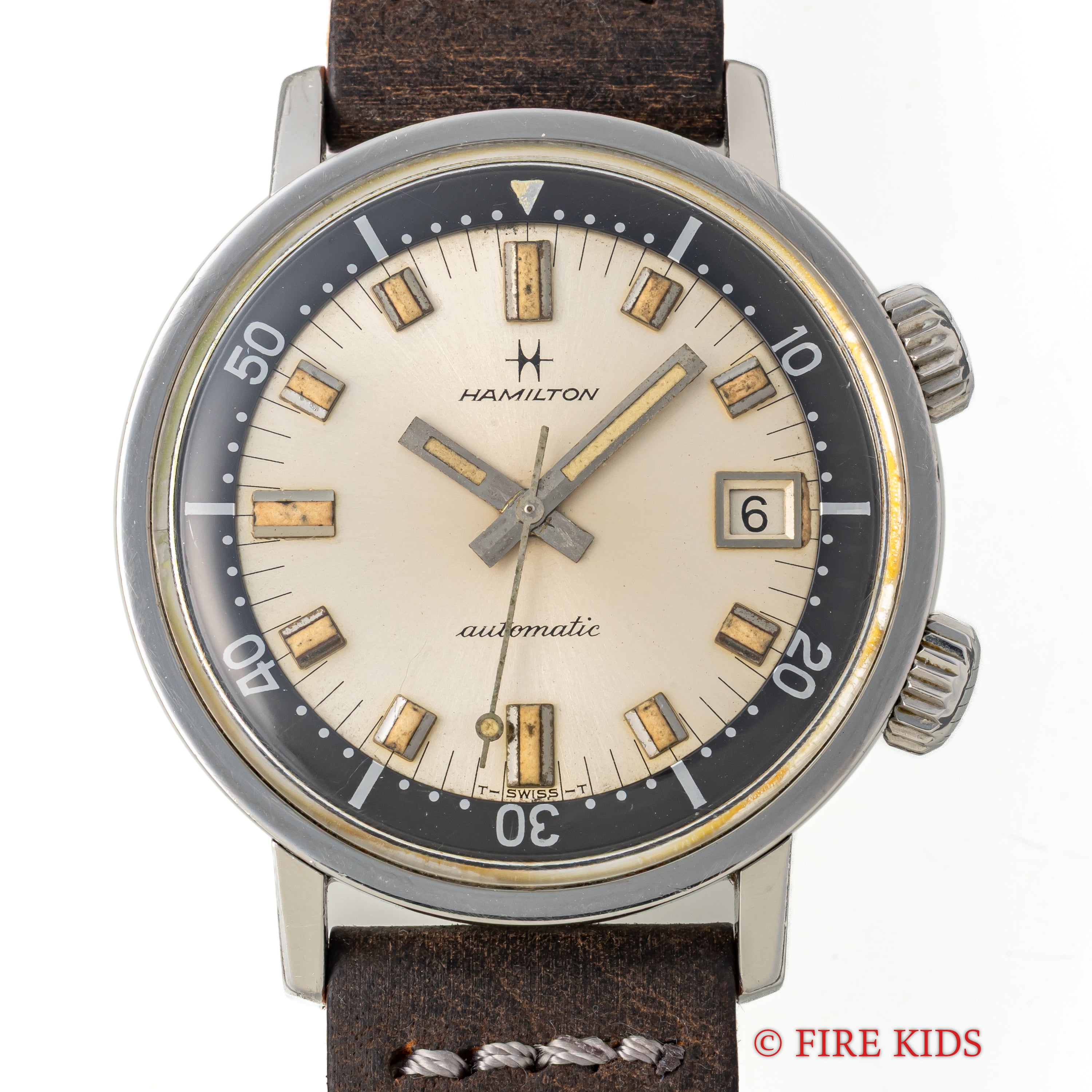 ハミルトンアクアデイト600 スーパーコンプレッサーケース 1960年代 ダイバー