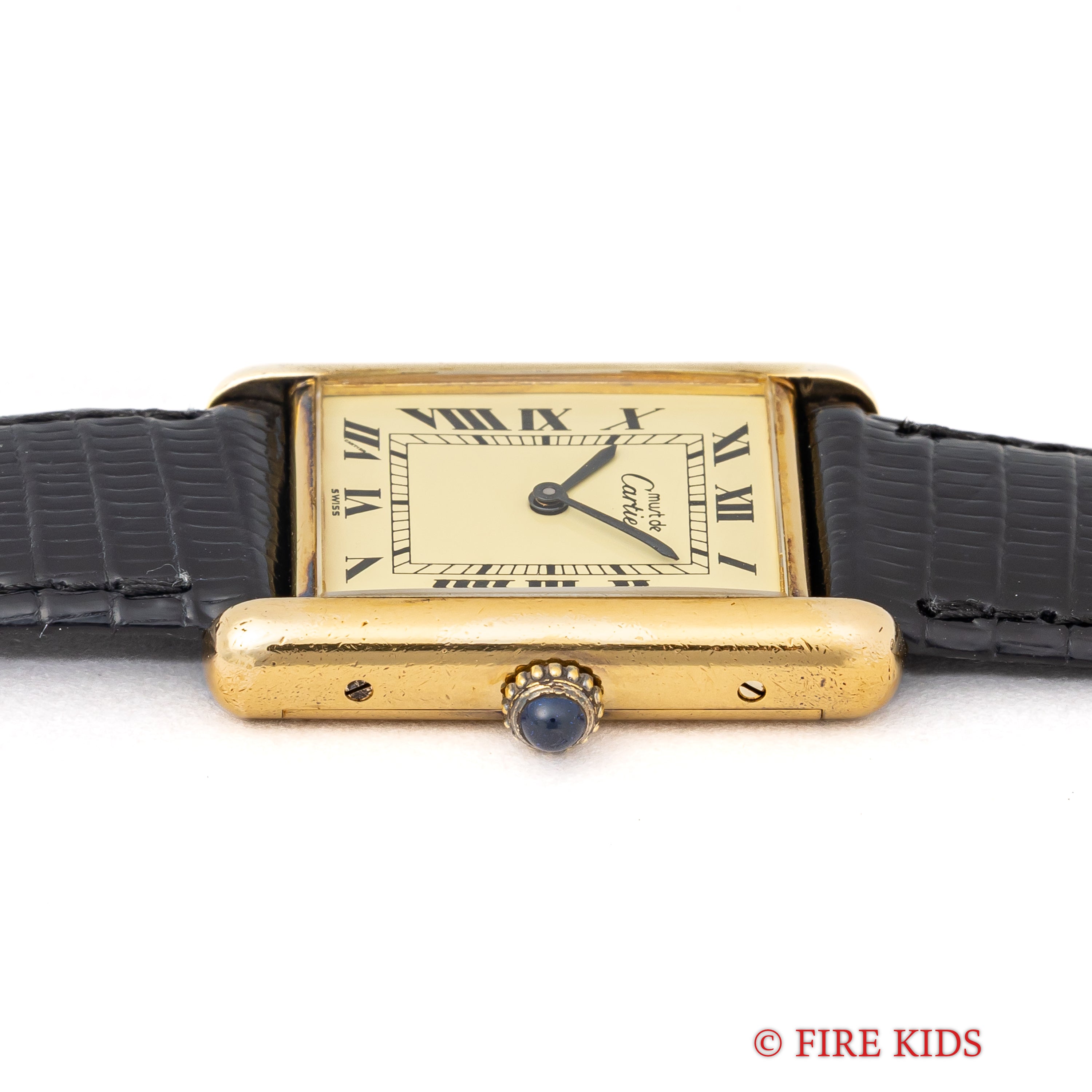 カルティエ マストタンク LM アイボリー ローマン 手巻き 1980年代製