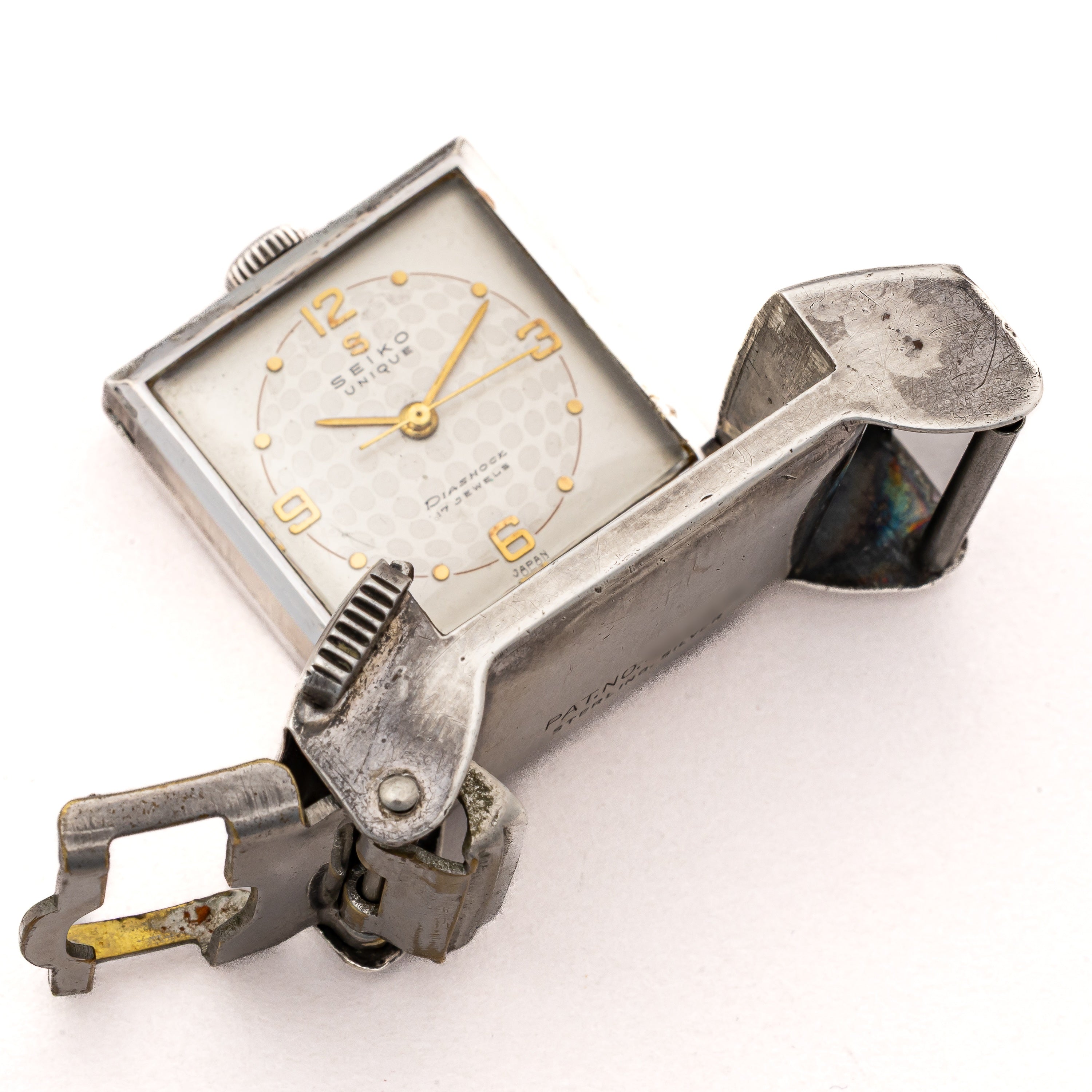 【1950年代レトロ、ビンテージ】稼働品！ SEIKO手巻き腕時計 アンティーク☆14K張希少な1950年代Seiko 手巻きレディース