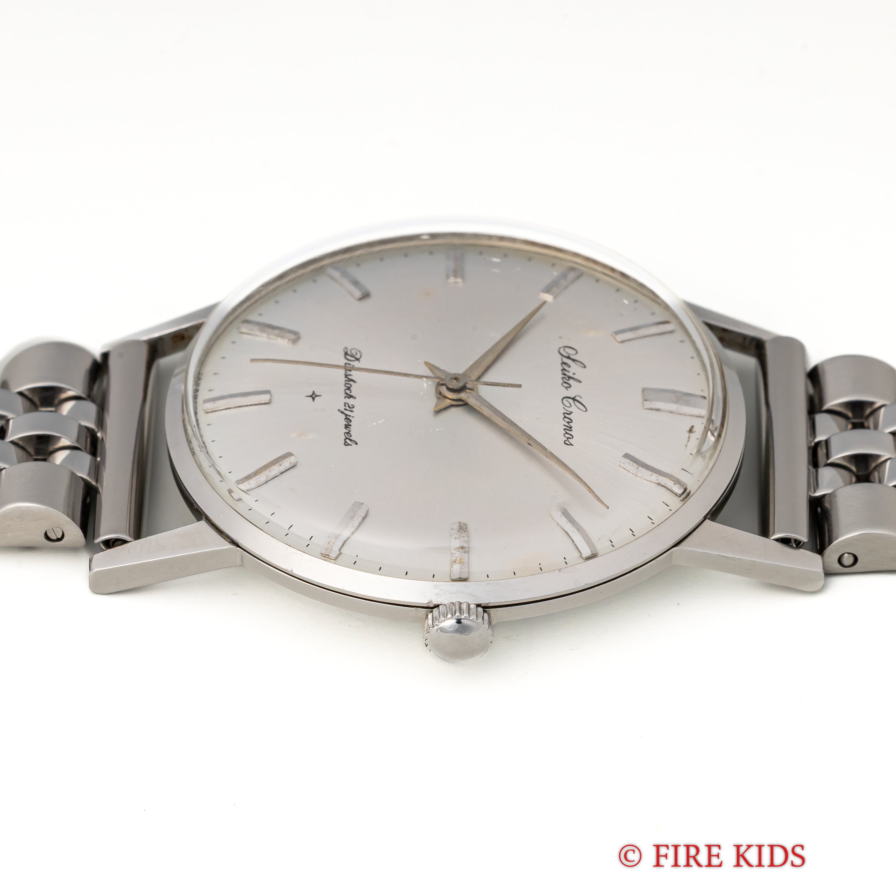 セイコー クロノス 1959年製 手巻き シルバーダイヤル
