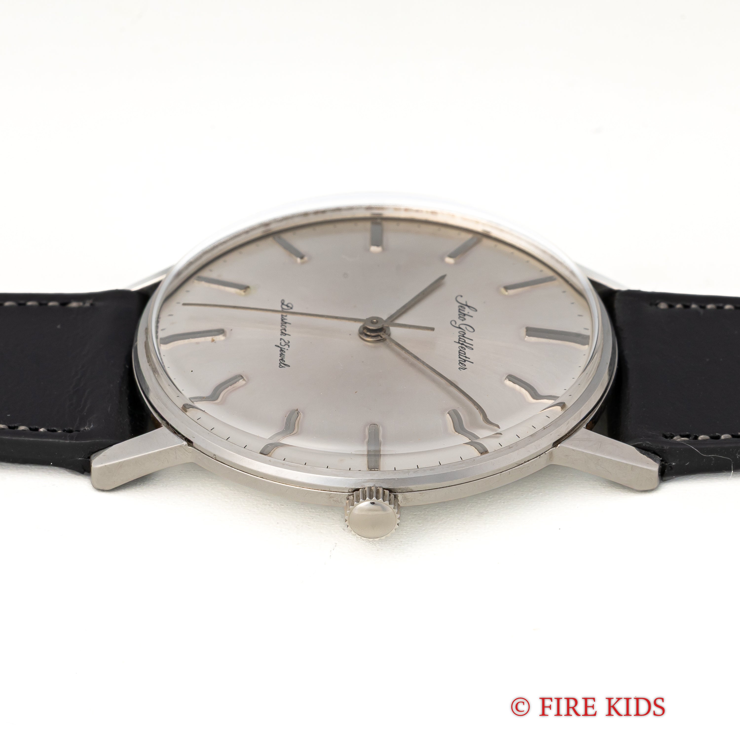 セイコー ゴールドフェザー 1963年製 薄型手巻き センターセコンド ステンレスケース