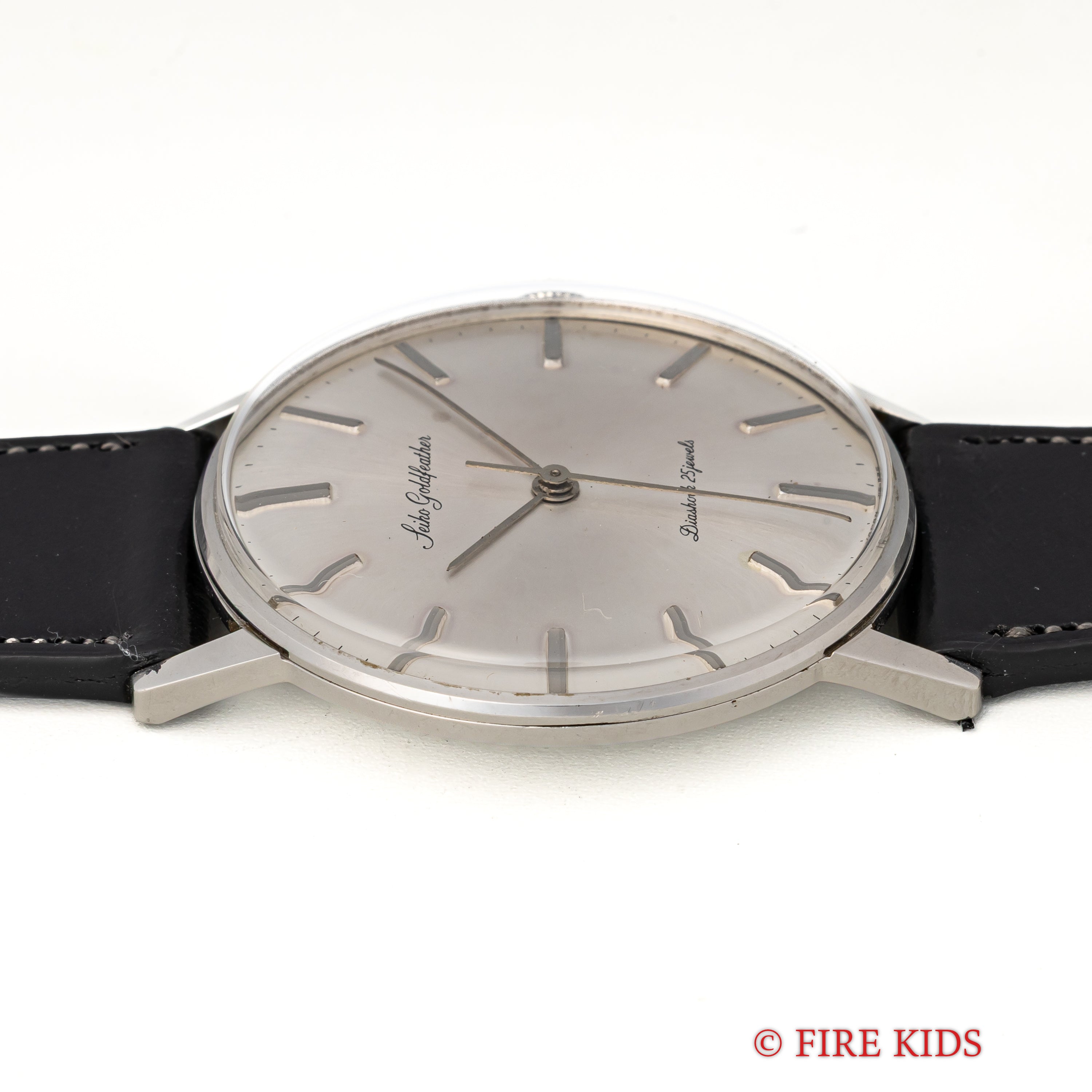 セイコー ゴールドフェザー 1963年製 薄型手巻き センターセコンド ステンレスケース