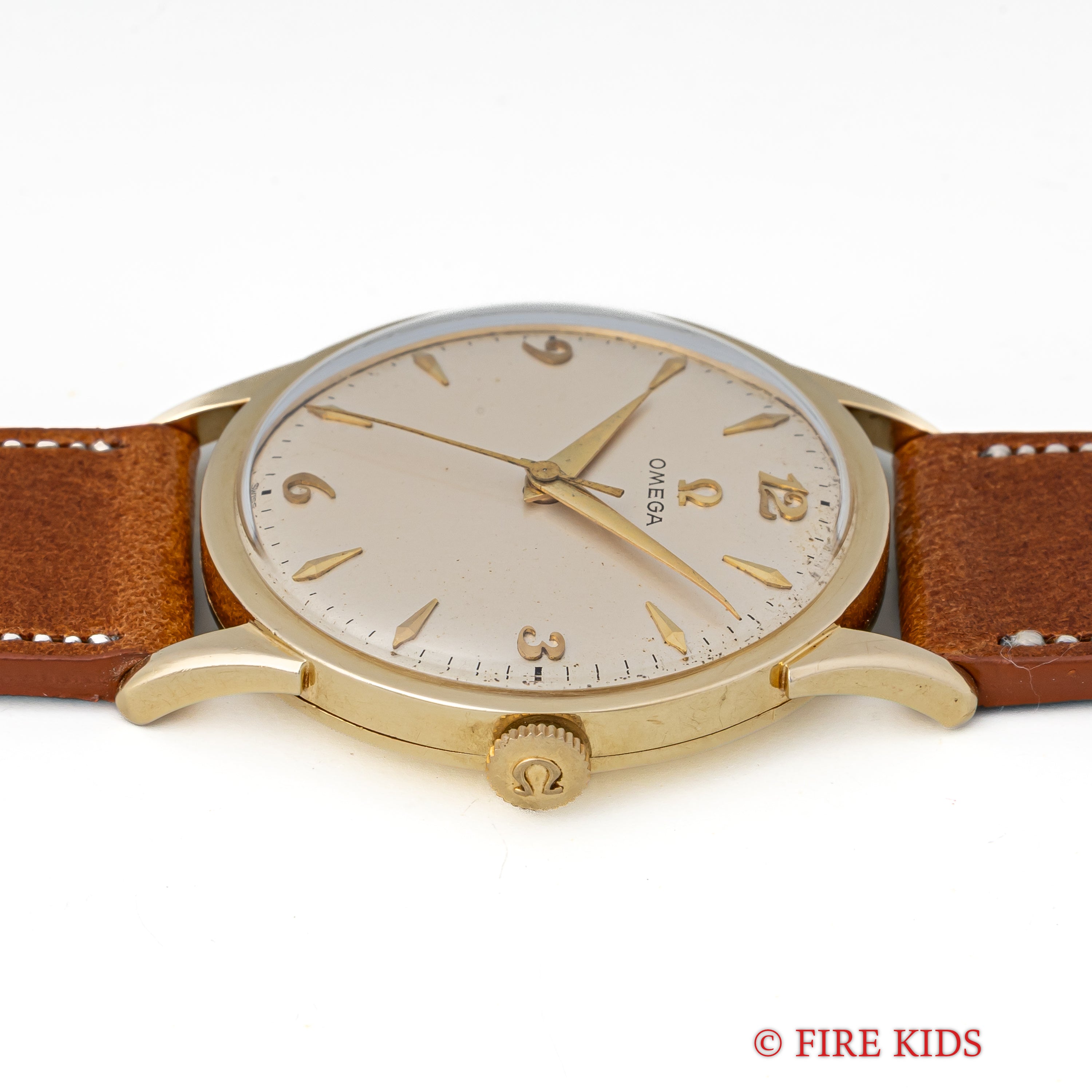 オメガ 14金無垢USケース 1956年製 Cal.420 手巻き