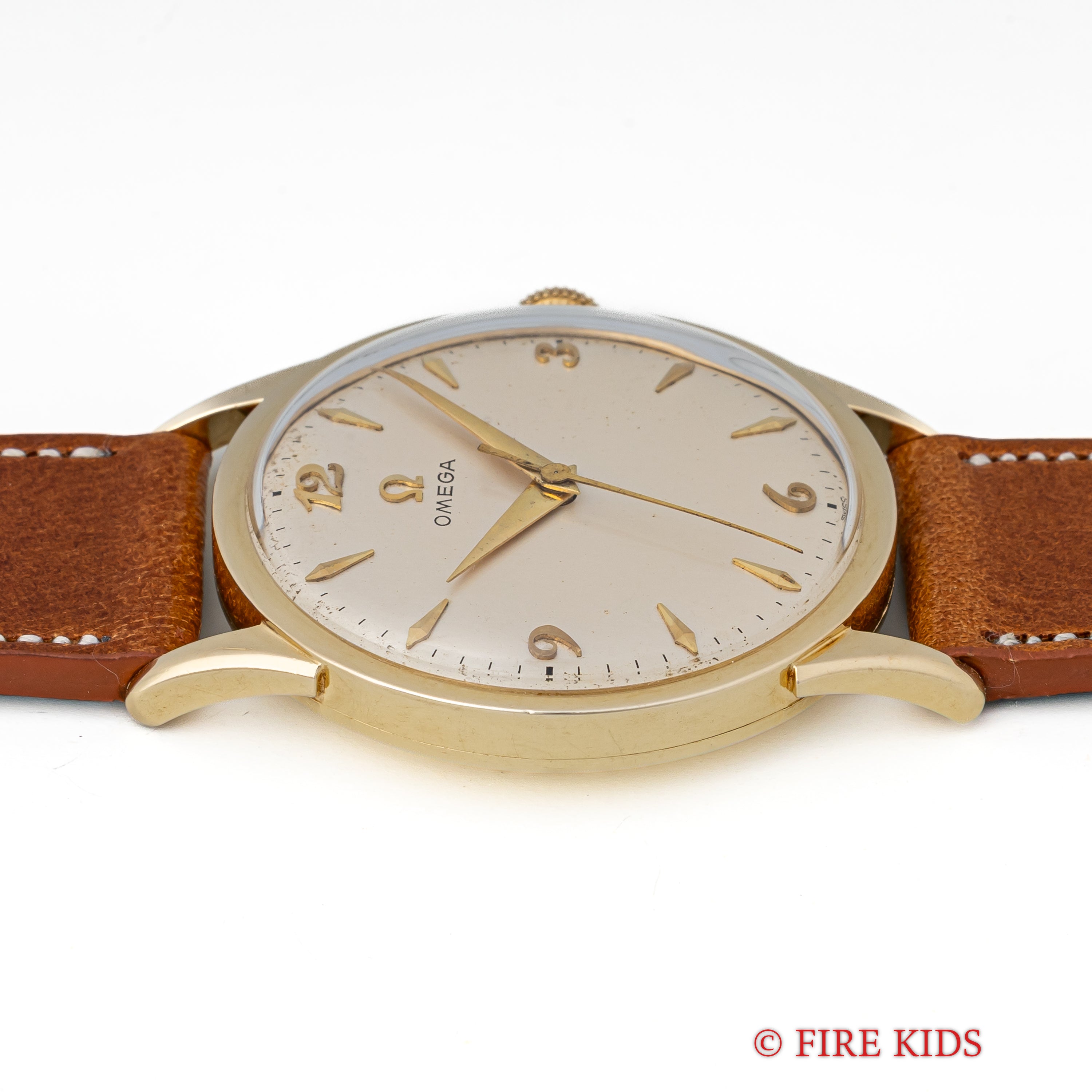 オメガ 14金無垢USケース 1956年製 Cal.420 手巻き