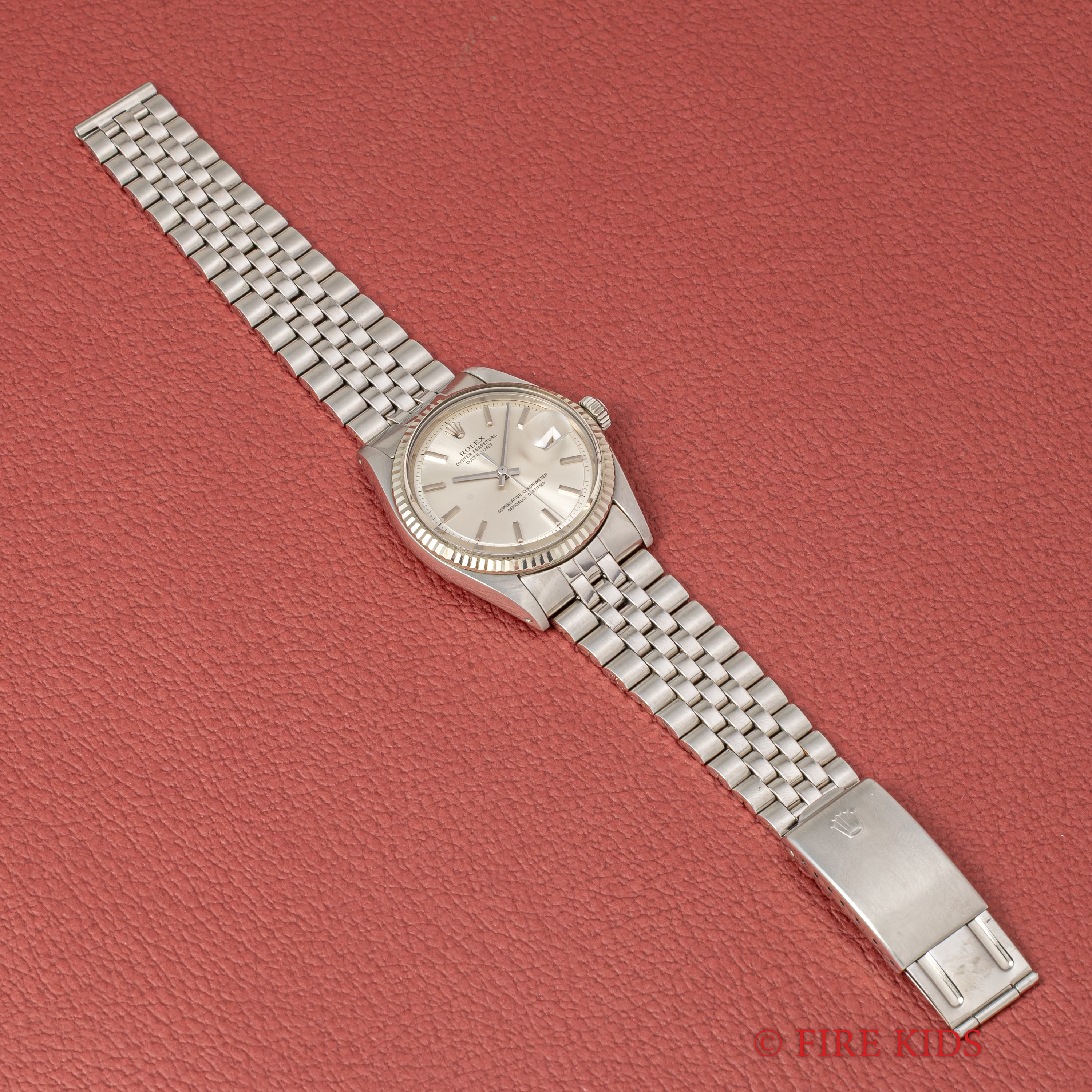 ロレックス デイトジャスト 1971年製 Ref.1601 シルバーダイヤル 自動巻 純正ジュビリーブレス 夜光無し