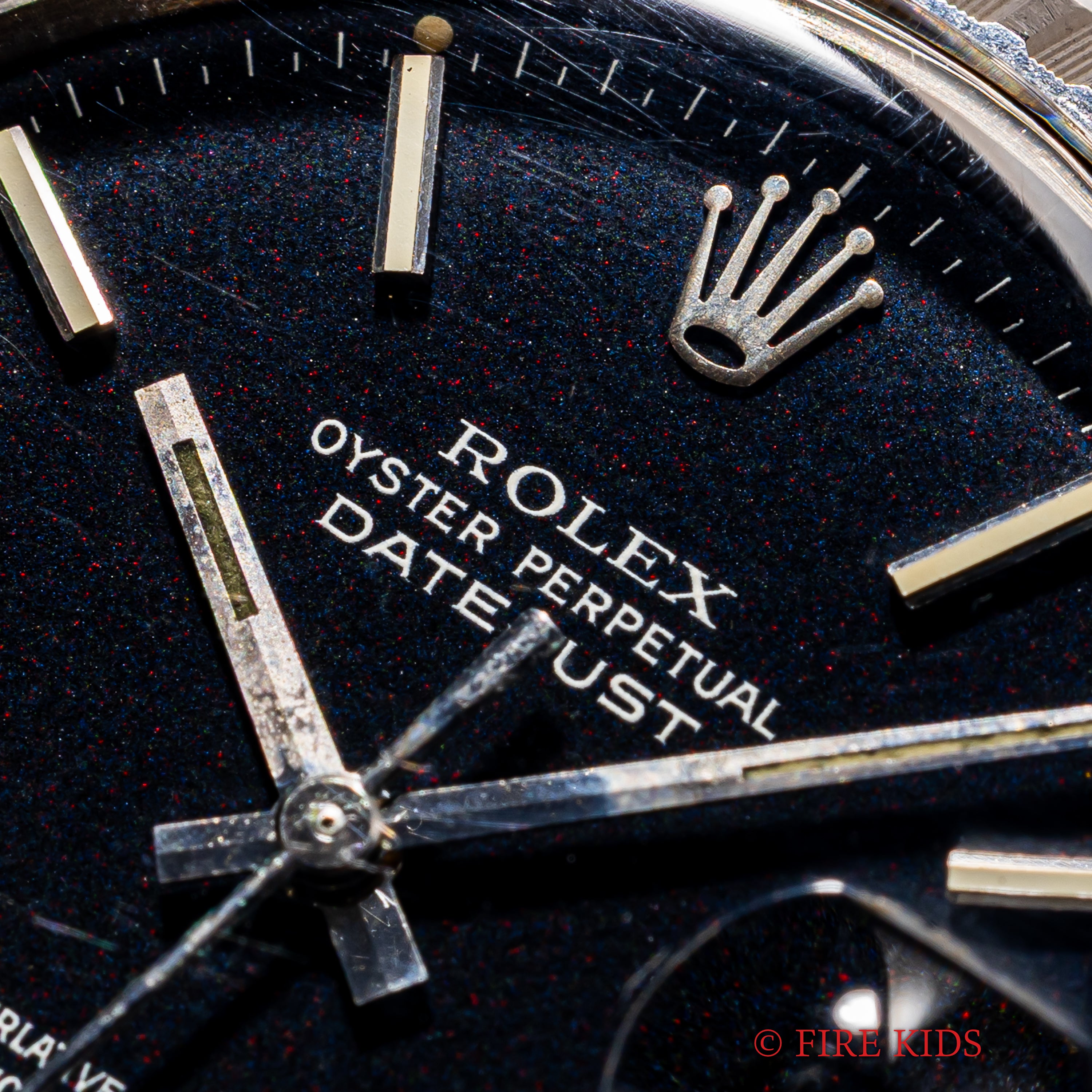 ロレックス デイトジャスト コンフェッティダイヤル 1971年製 Ref.1603 レッドアイ 純正ジュビリーブレス