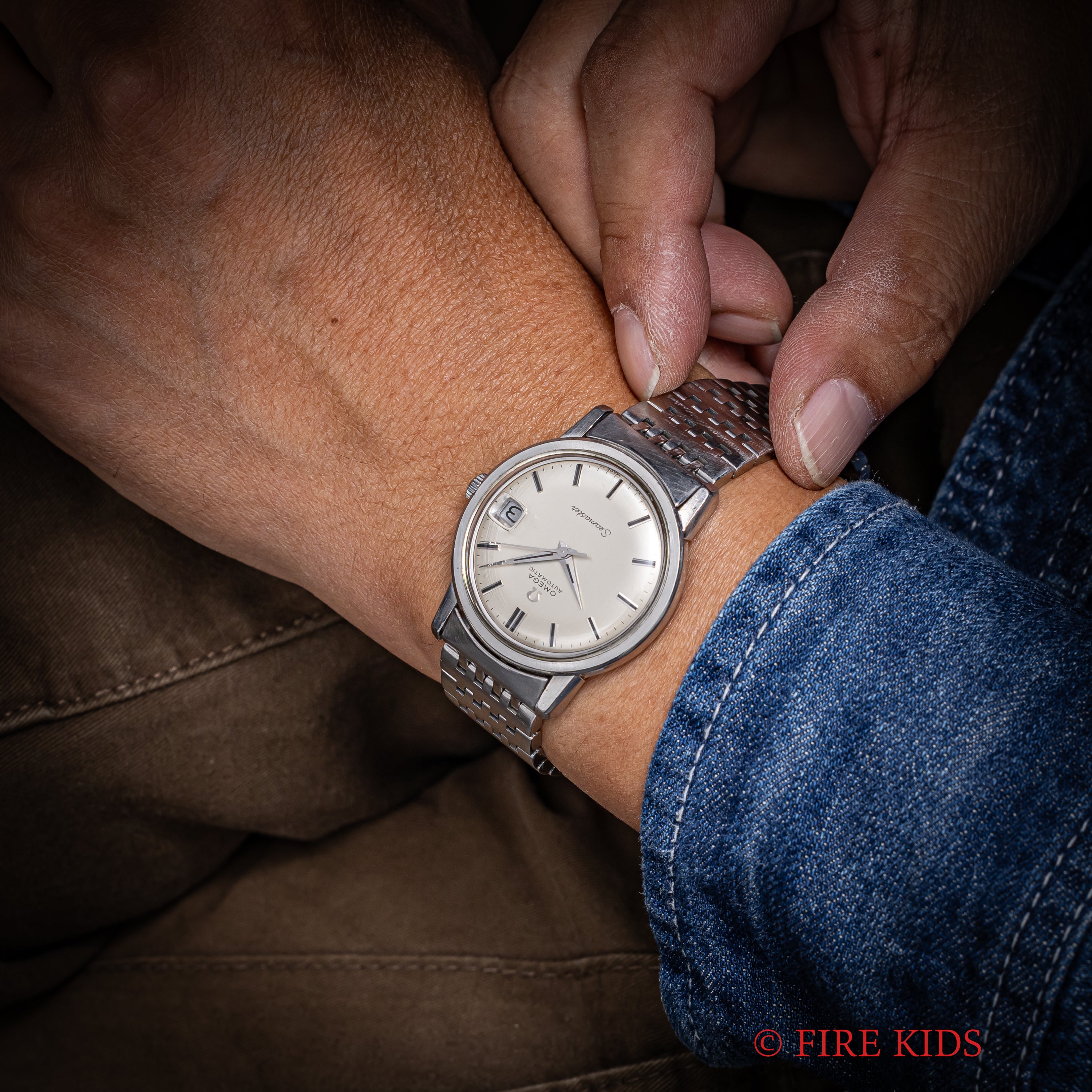 オメガ シーマスター 1967年製 自動巻 Cal.565 Ref.166.003 純正ブレス付