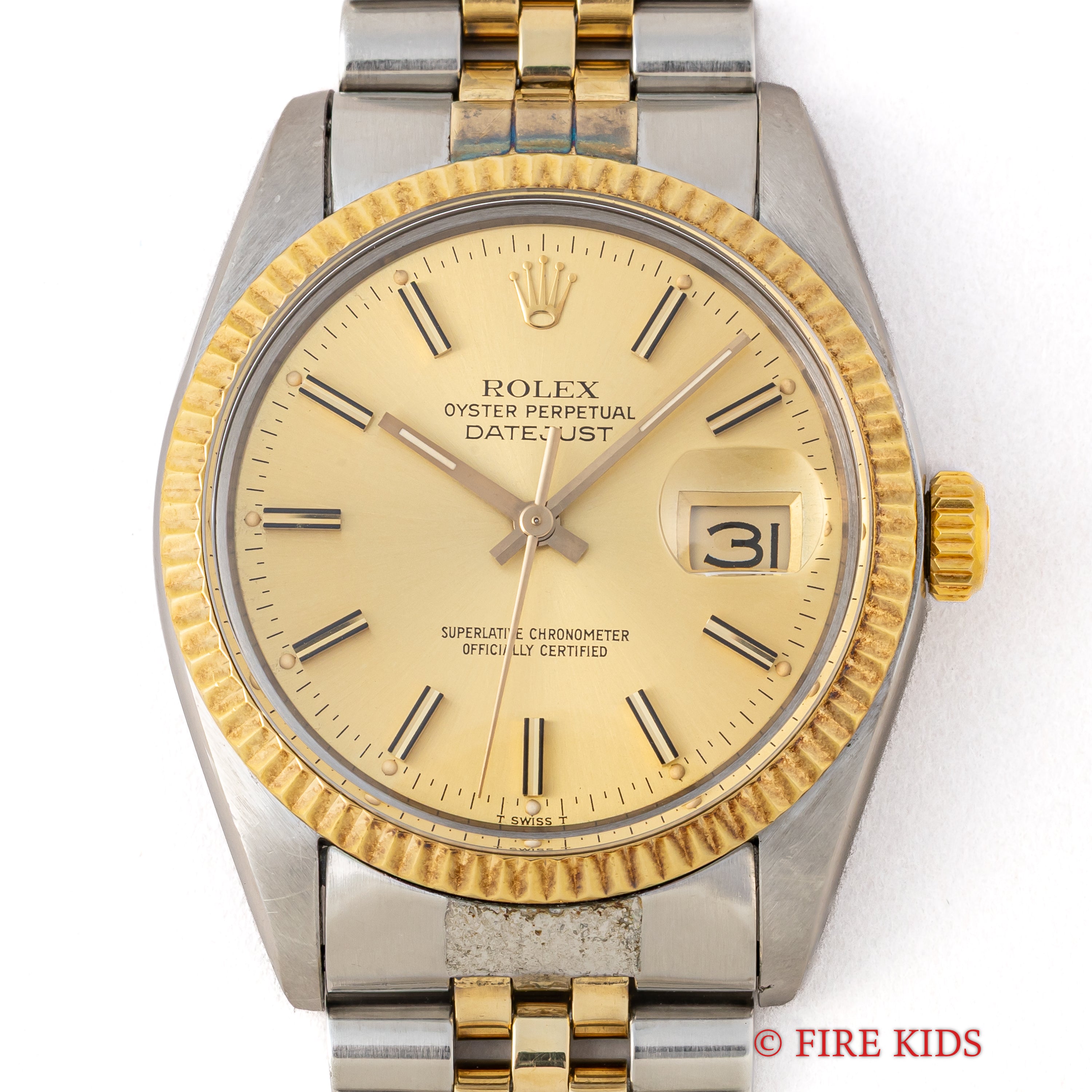 ロレックス 1979年製 デイトジャスト36 コンビ Ref.16013 自動巻