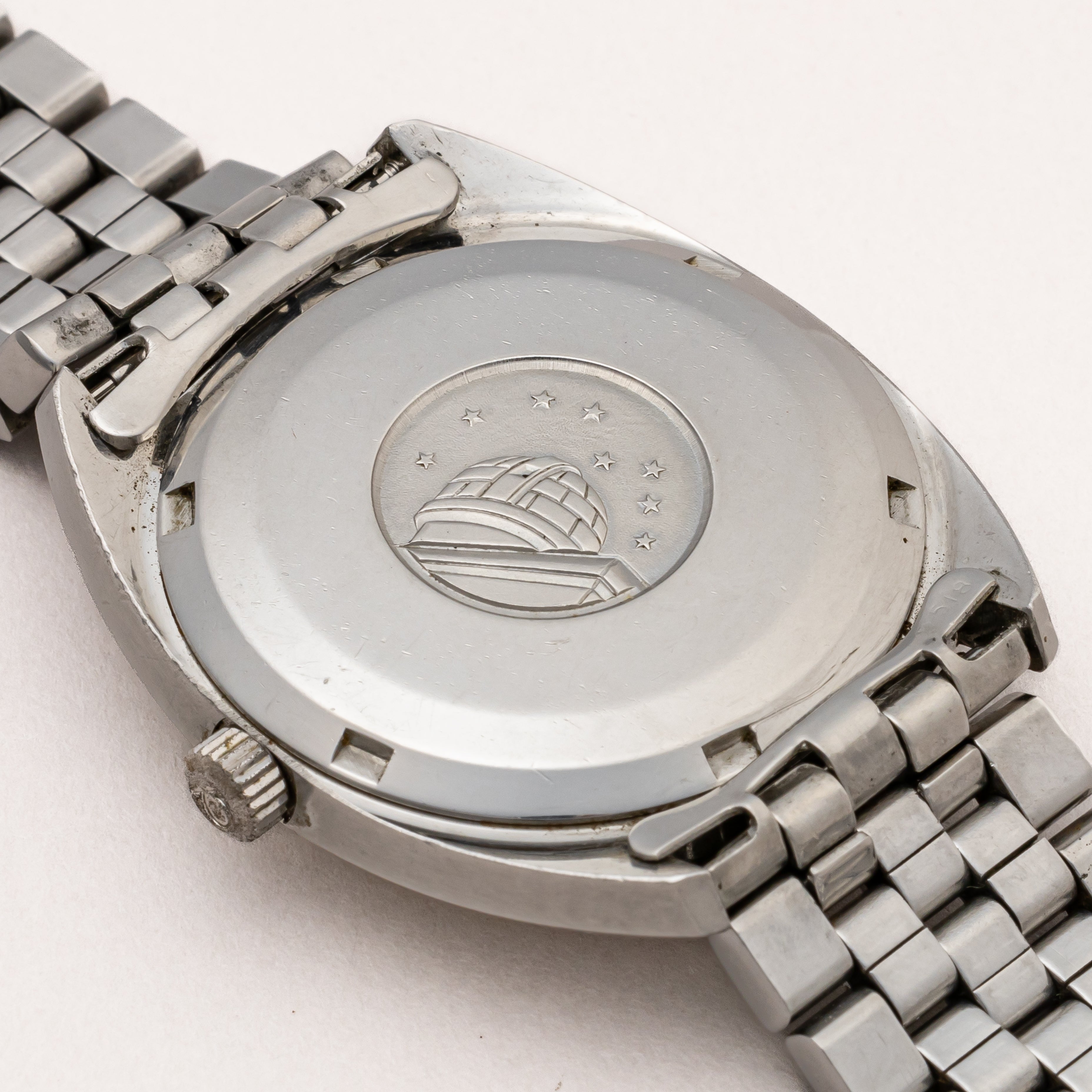 オメガ コンステレーション 1969年製 Ref.168.029 リネンシルバーダイヤル WGベゼル