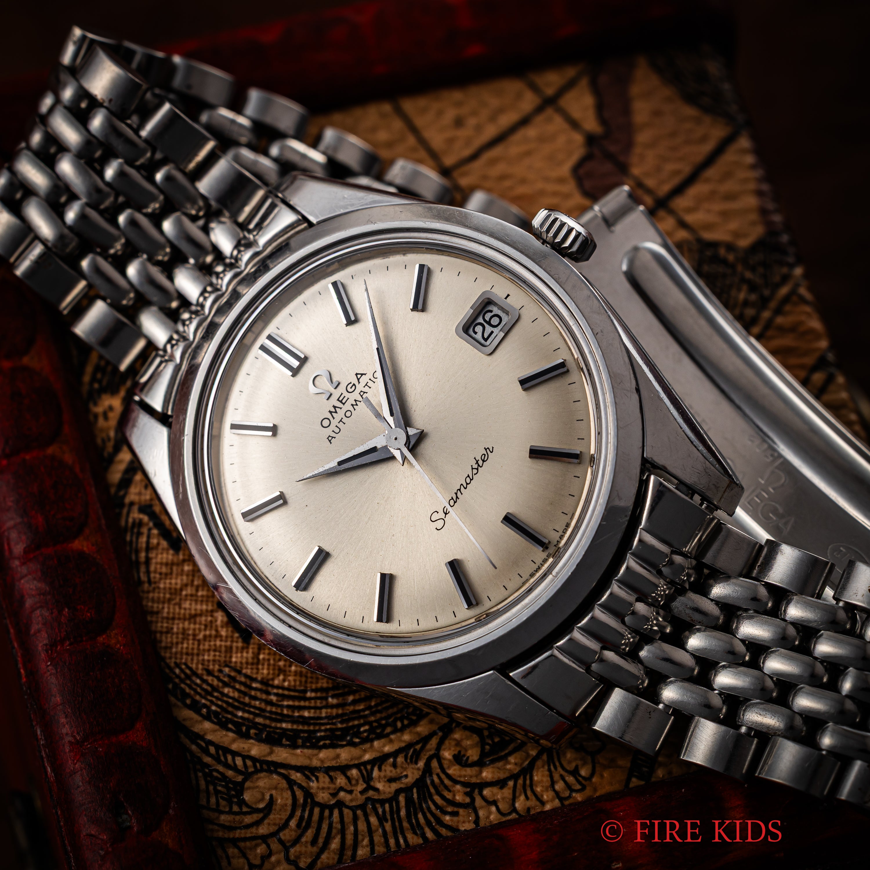 オメガ シーマスター 1969年製 Ref.168.024 Cal.565 自動巻き 純正ライスブレス付き