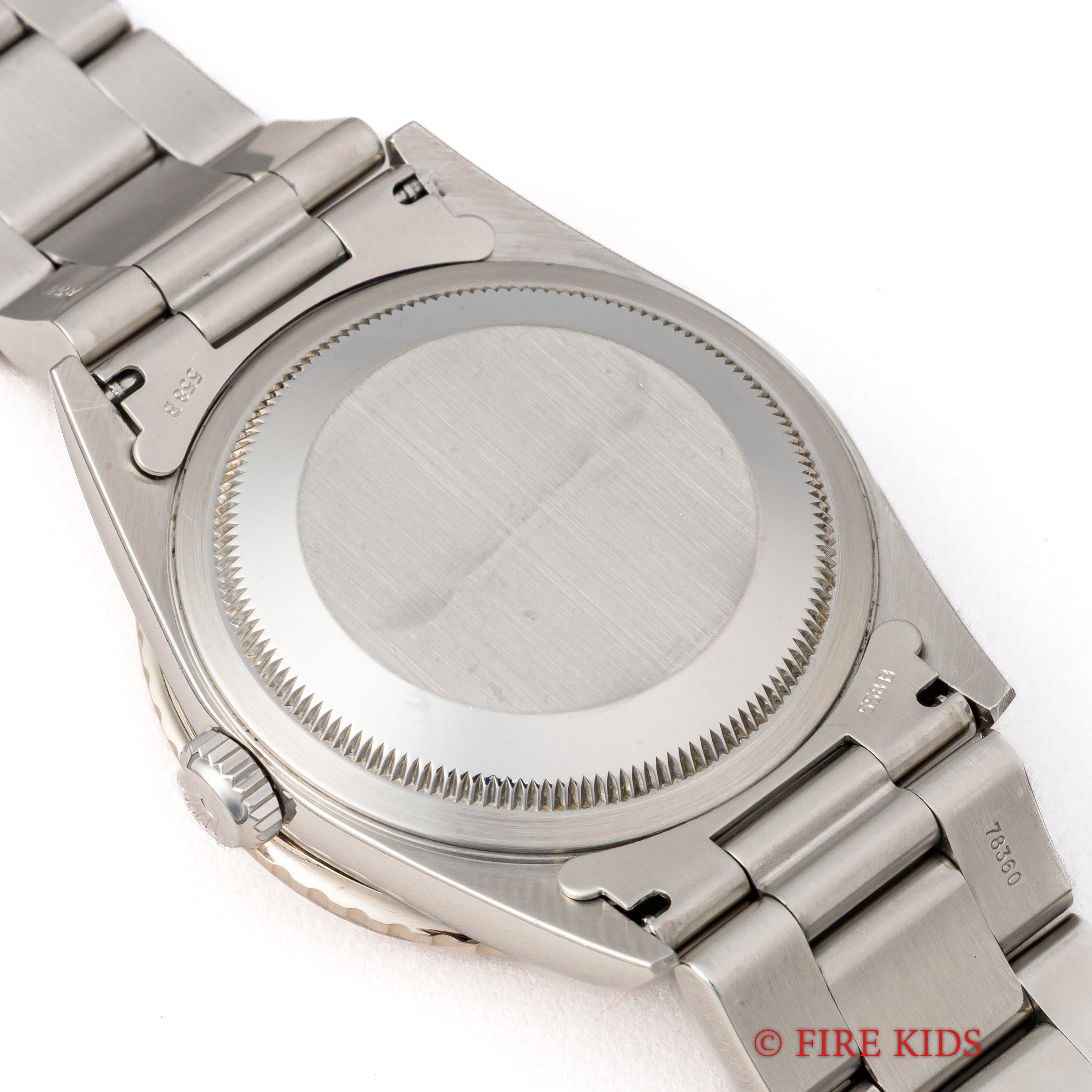 ロレックス サンダーバード 2002年製 Ref.16264 シルバーローマン 3連オイスターブレス 箱、ギャラ、タグ、ベゼルカバー付き
