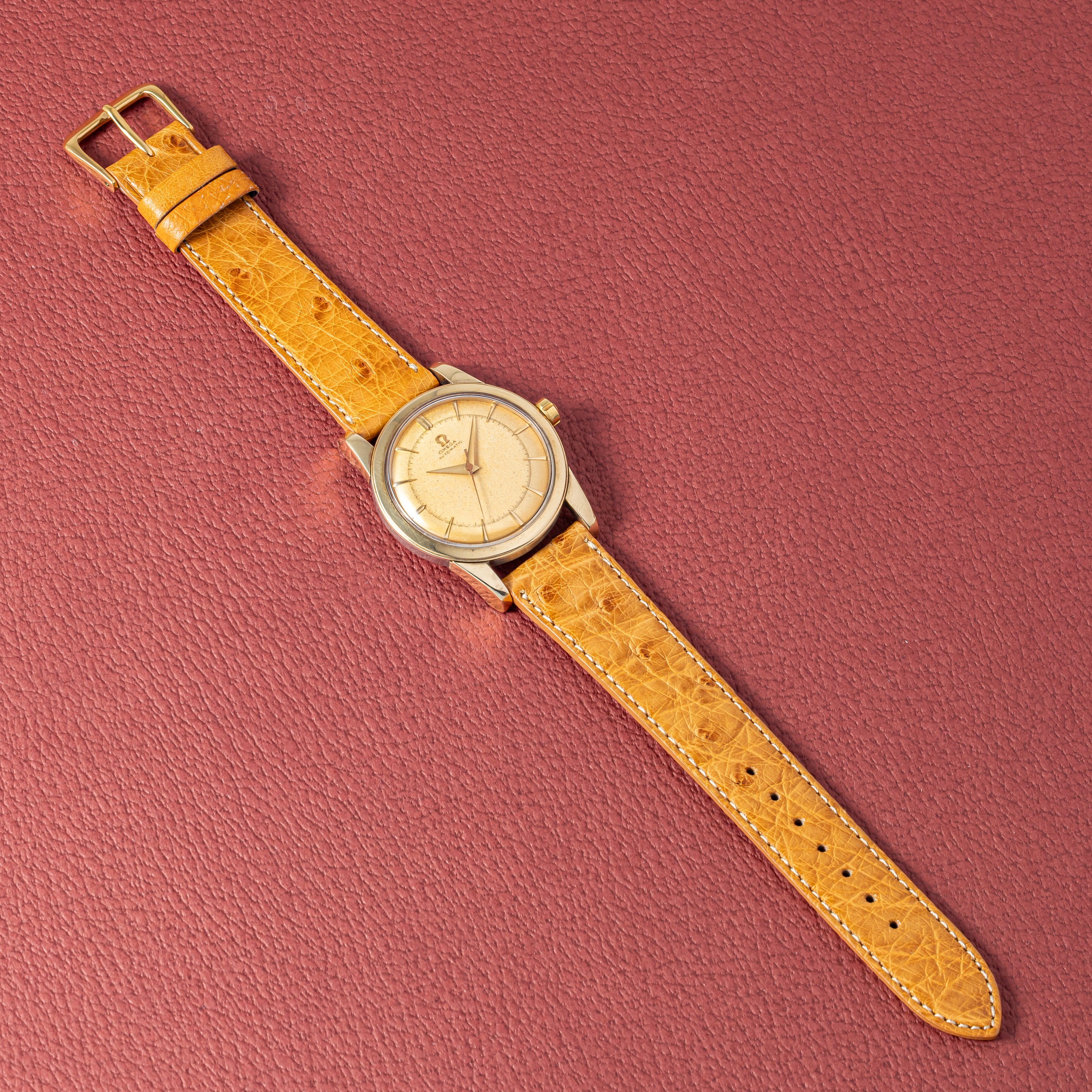オメガ シーマスター バンパーオートマチック 1950年製 トップゴールド ダイヤル Ref.2577-8 Cal.351