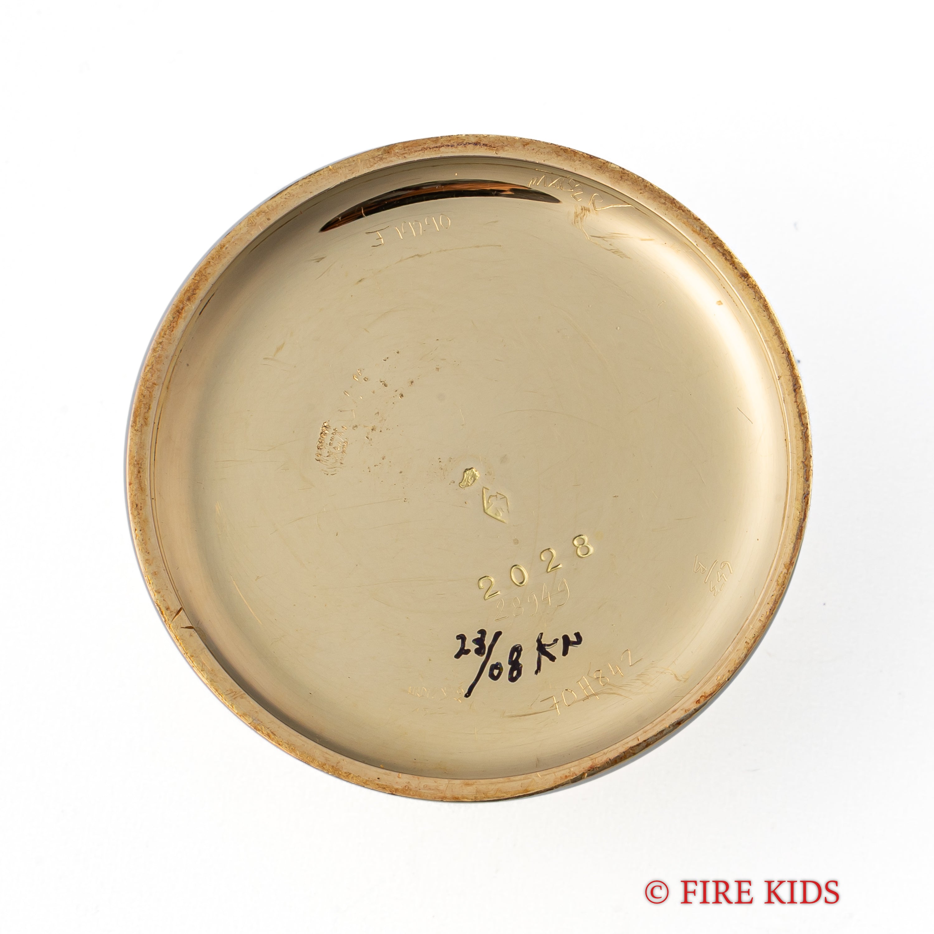 レマニア 18金無垢3レジスタークロノグラフ 1940年代製 Cal.27CHRO C12 ブラックミラーダイヤル