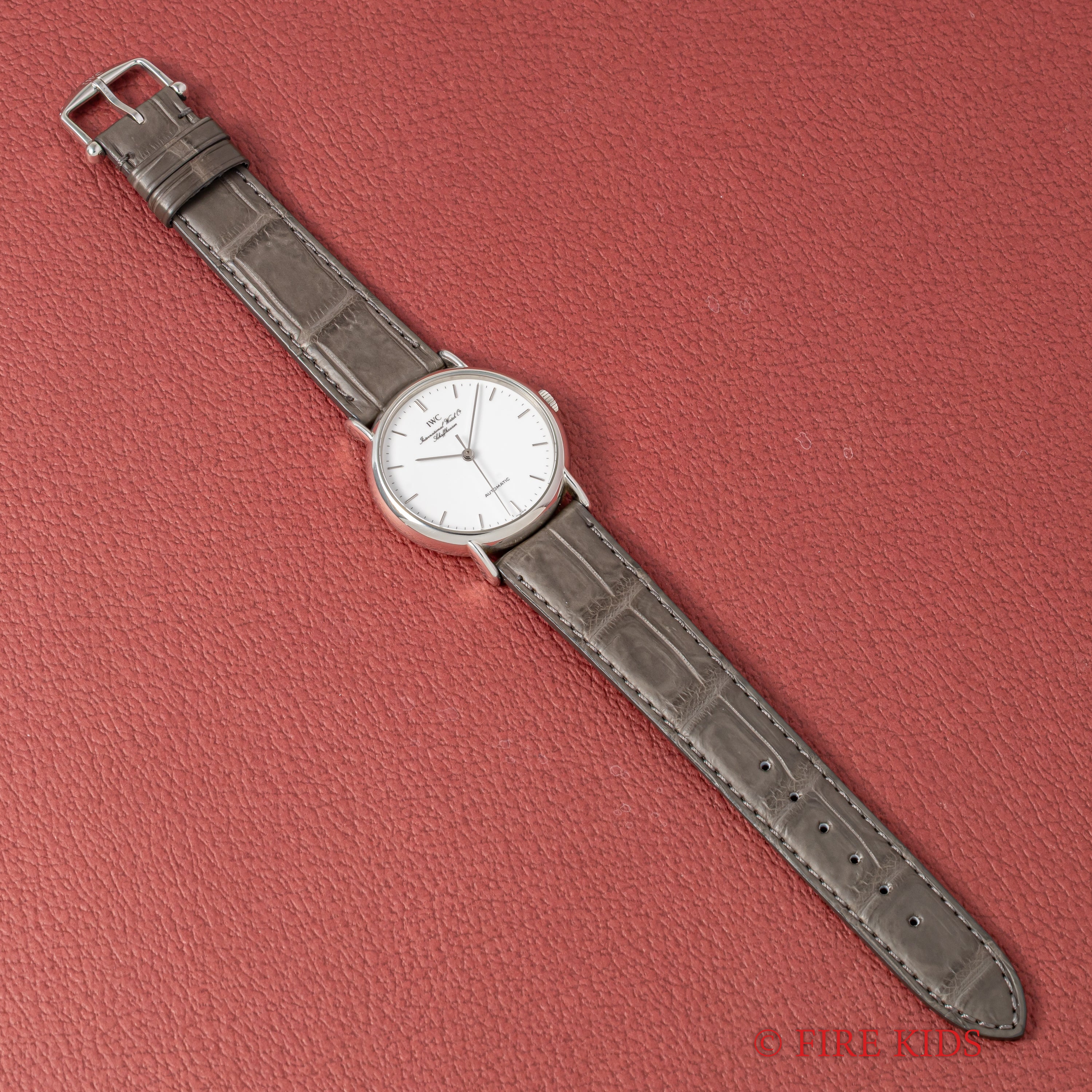 IWC ポートフィノ ノンデイト 1991年製 自動巻 ホワイトエナメルダイヤル 純正尾錠付き