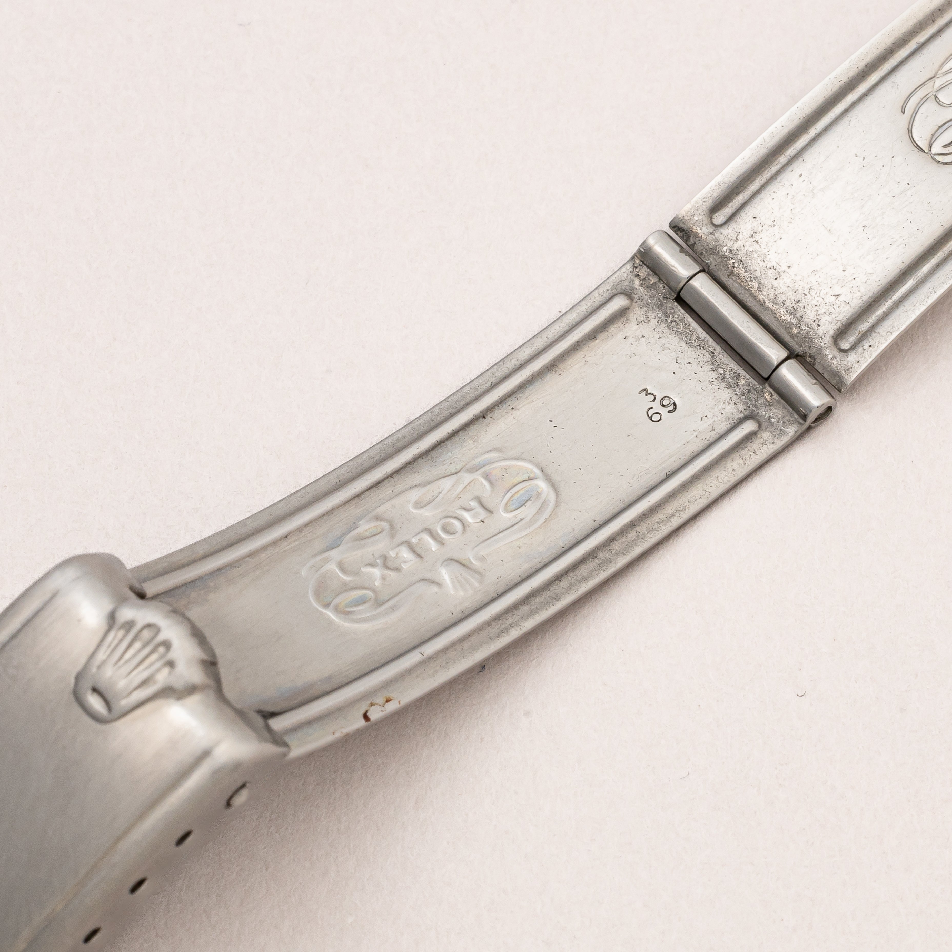 ロレックス 1961年製 オイスターデイト ブラックギルトダイヤル Ref.6694