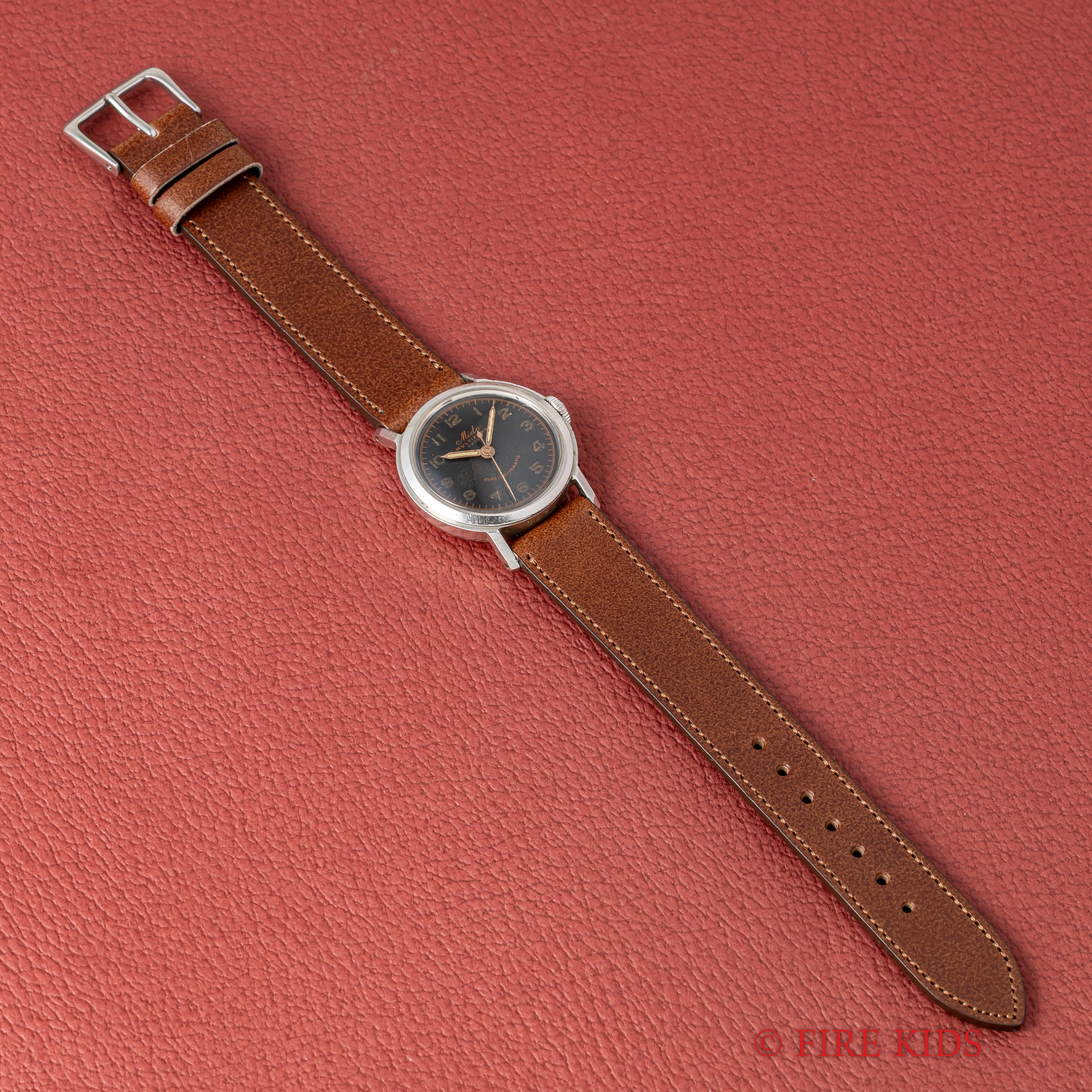 ミドー マルチフォート エクストラ 1940年代製 スーパーオートマチック バンパー式自動巻