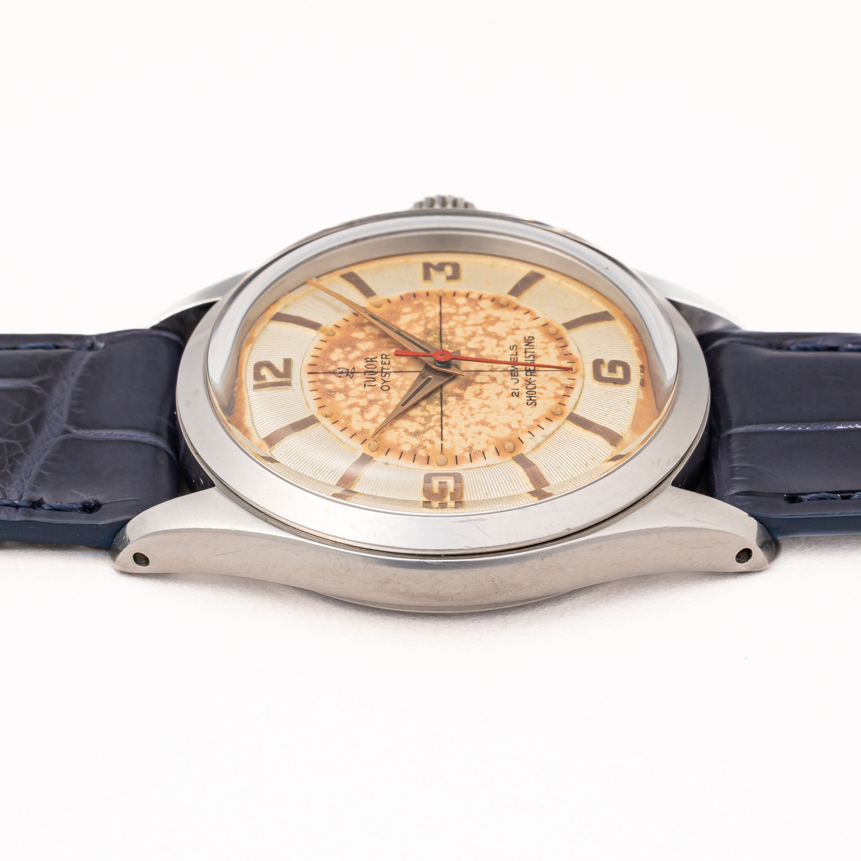 チューダー 小バラ オイスター タキシードダイアル 赤秒針 手巻き 1958年製 Ref.7934 Cal.1156