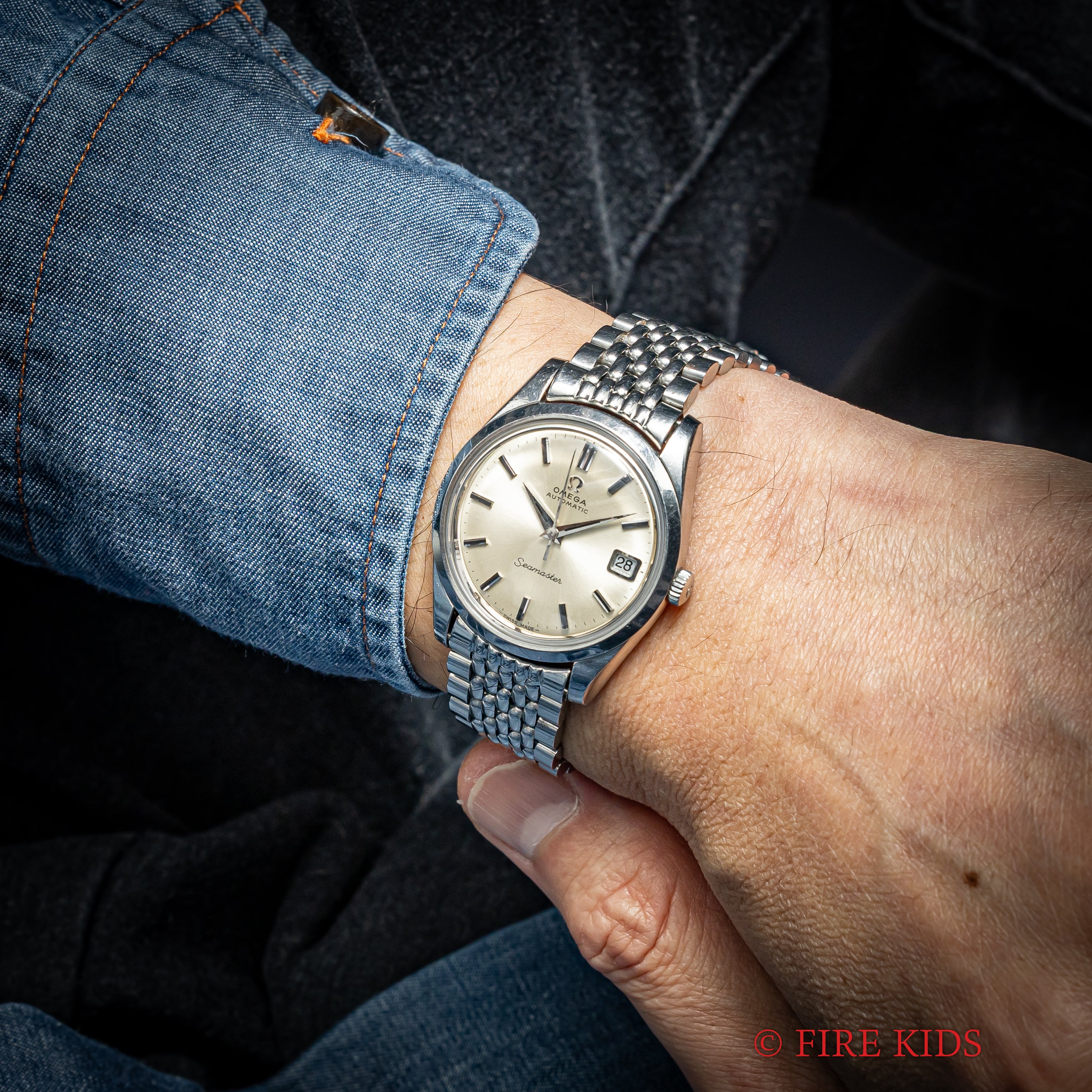 オメガ シーマスター 1969年製 Ref.168.024 Cal.565 自動巻き 純正ライスブレス付き