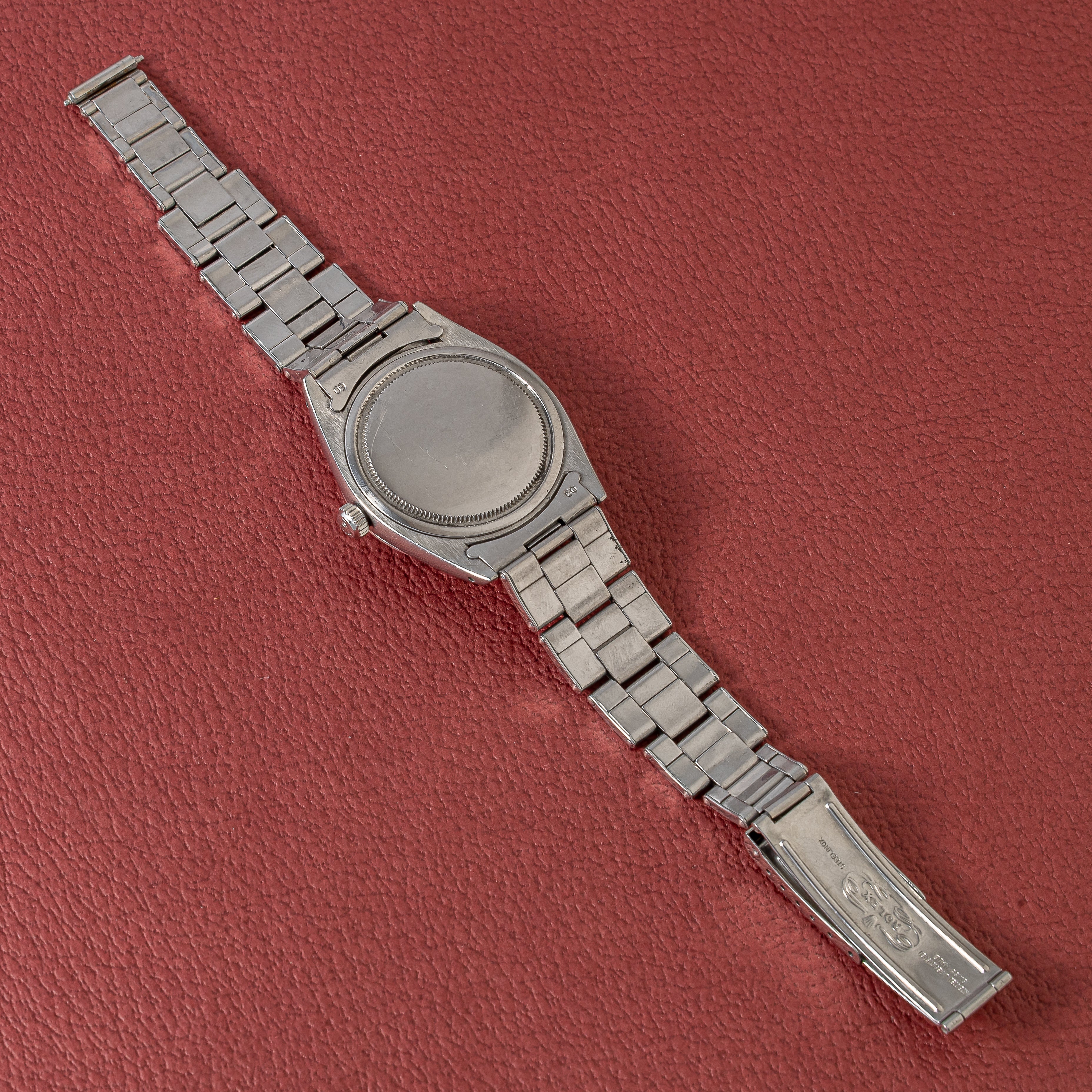 ロレックス 1961年製 オイスターデイト ブラックギルトダイヤル Ref.6694