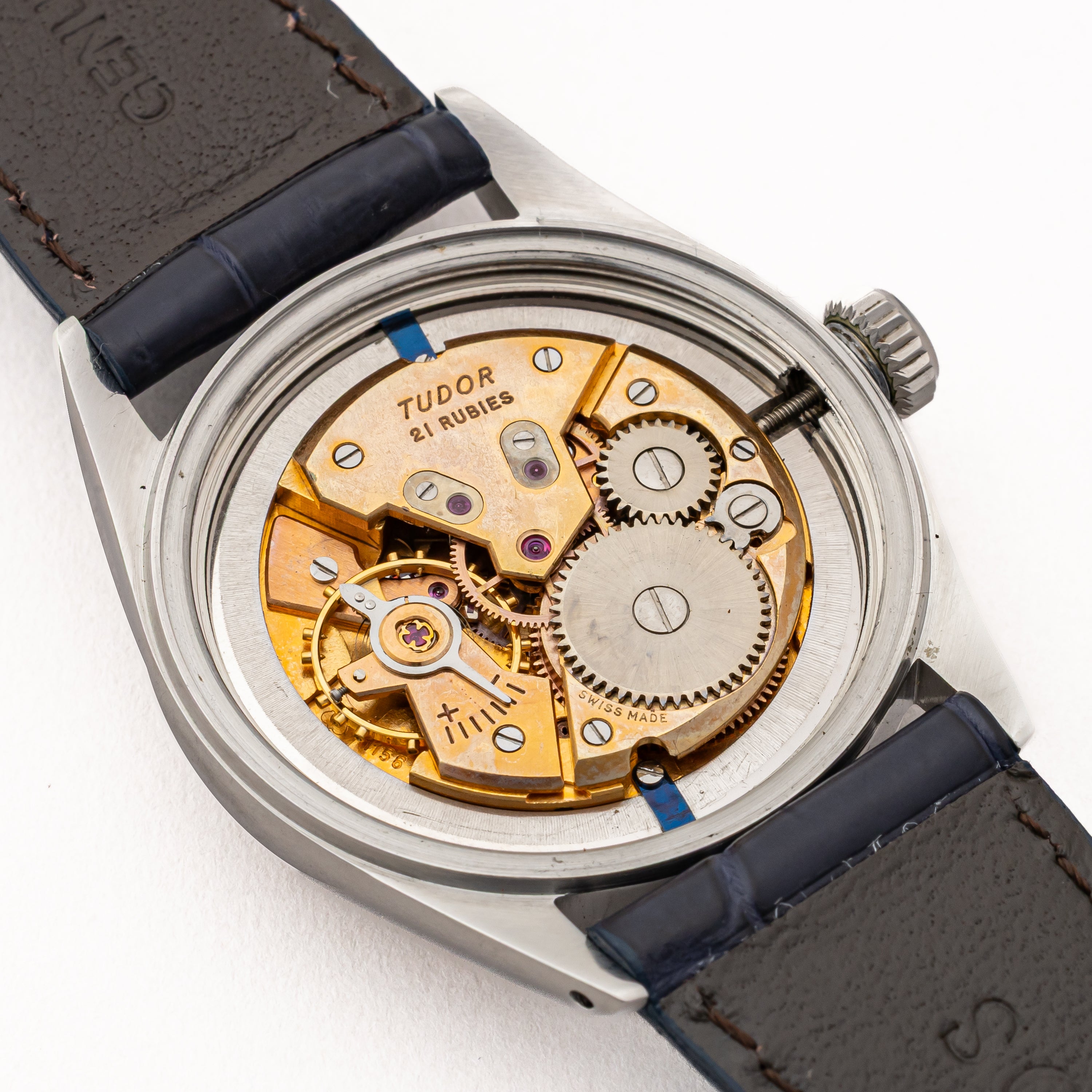 チューダー 小バラ オイスター タキシードダイアル 赤秒針 手巻き 1958年製 Ref.7934 Cal.1156