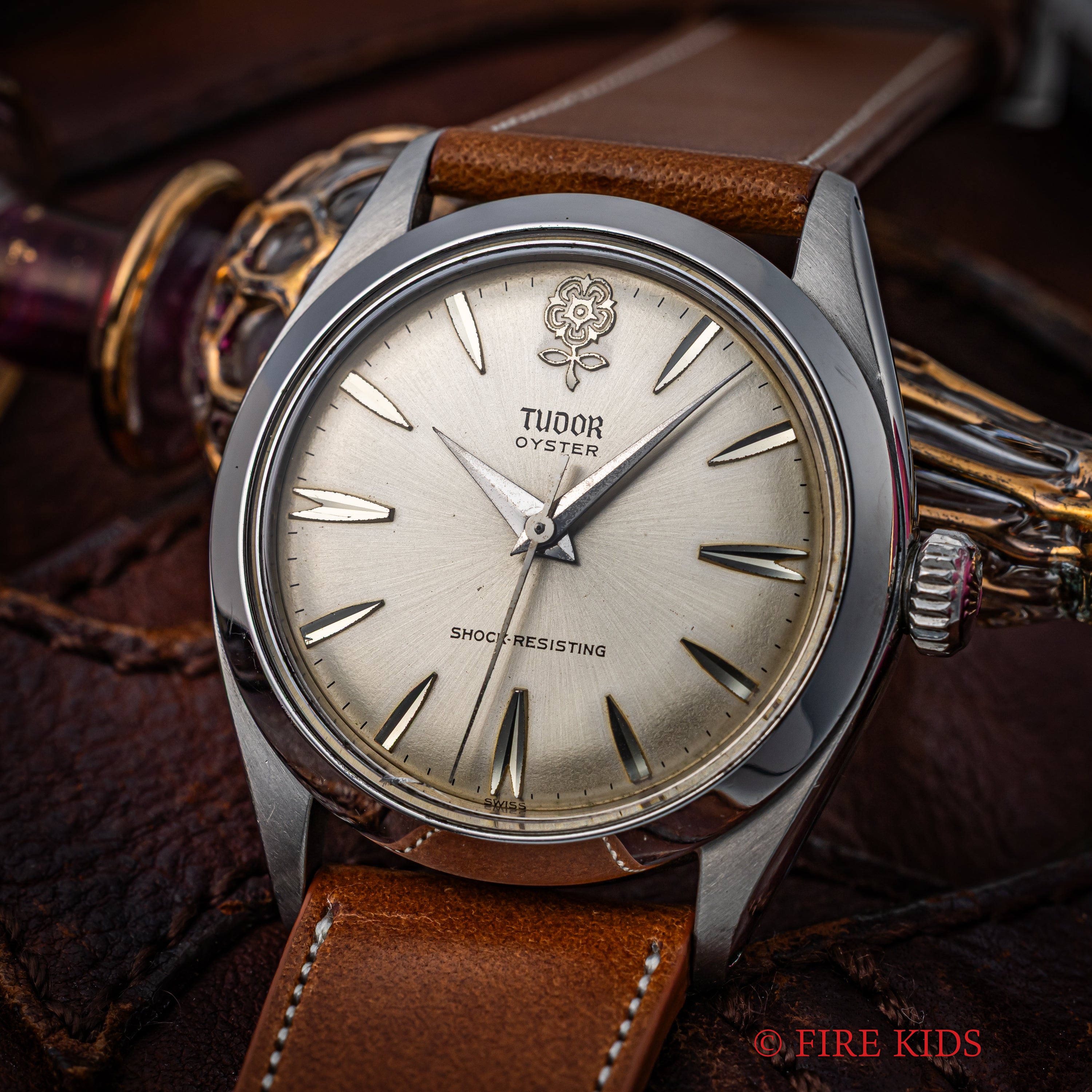 チューダー オイスター デカバラ ノンデイト 1962年製 Ref.7934 王冠リューズ オリジナルダイヤル