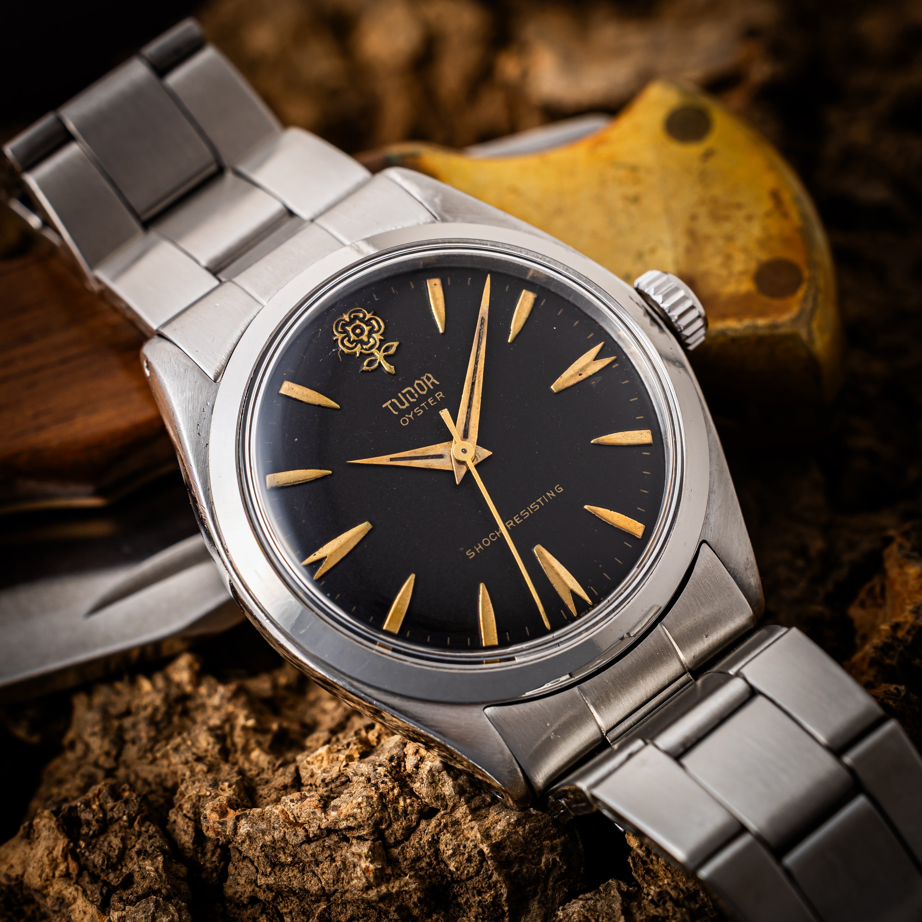 チューダー オイスター デカバラ リダンブラック 1962年製 Ref.7934 ロレックス巻ブレス