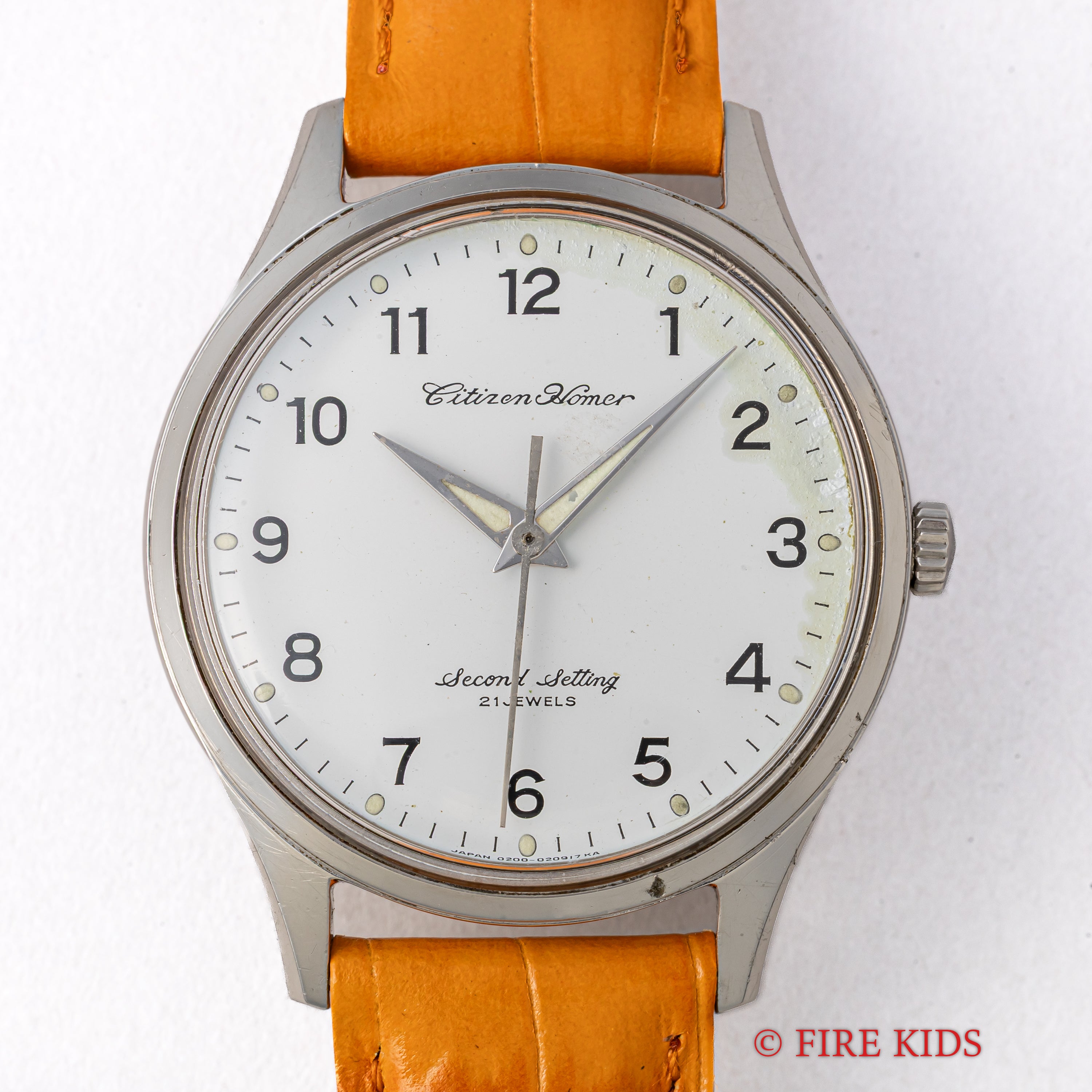 シチズン ホーマー 国鉄 1973年製 鉄道時計 手巻き 秒針規制装置