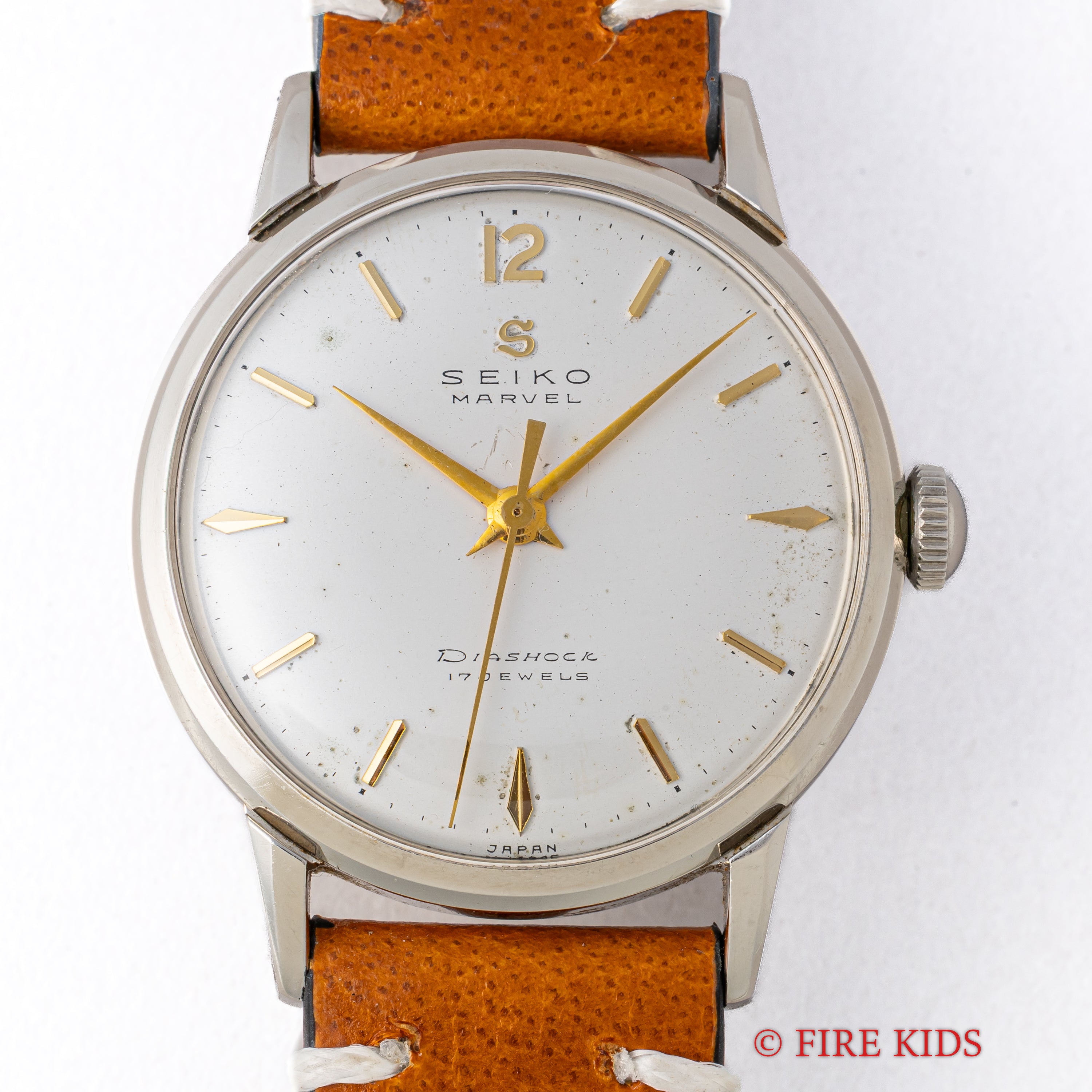 セイコー マーベル 初期型 蛇S 1950年代製 手巻き スクリューバック