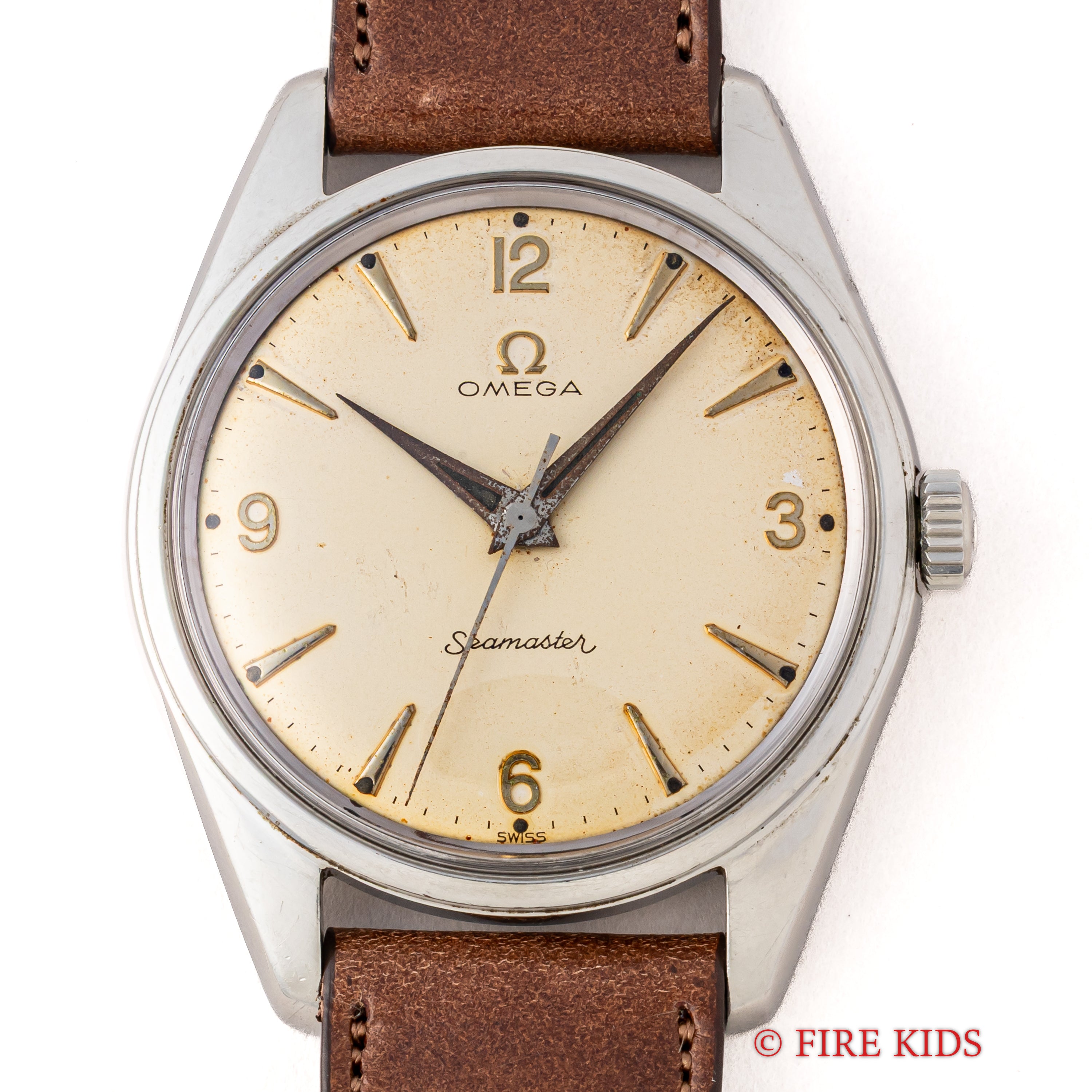 オメガ シーマスター Ref.2996 1SC 1958年製 Cal.284 手巻き 30㎜キャリバー ランチェロケース