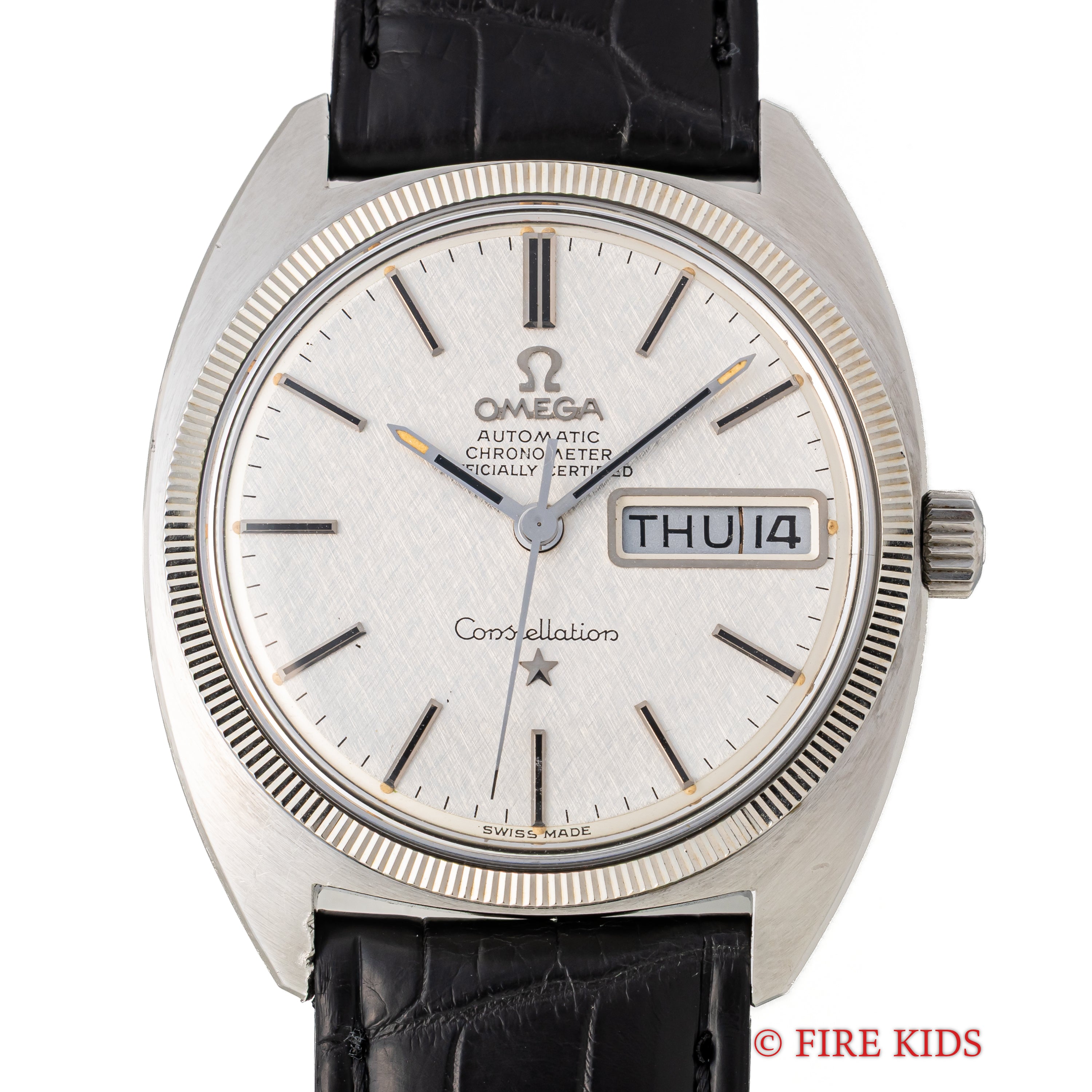 オメガ コンステレーション ジェンタ 1969年製 Ref.168.029 リネンダイヤル  コインエッジベゼル