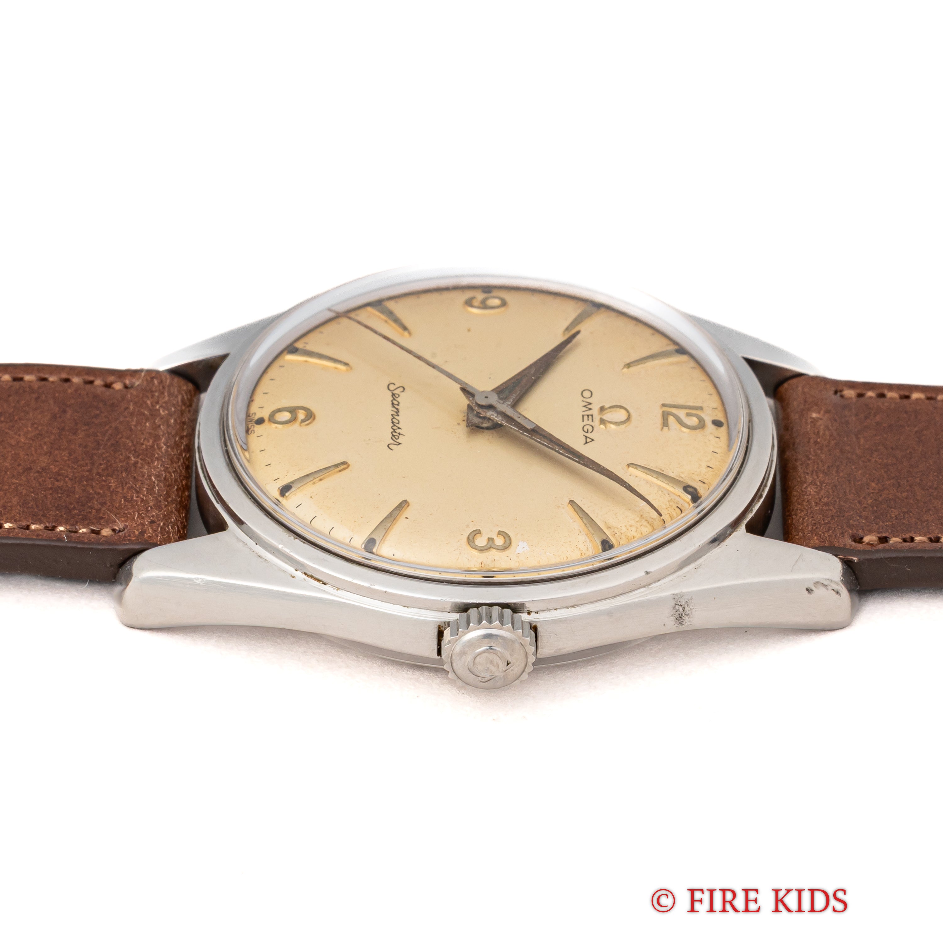 オメガ シーマスター Ref.2996 1SC 1958年製 Cal.284 手巻き 30㎜キャリバー ランチェロケース