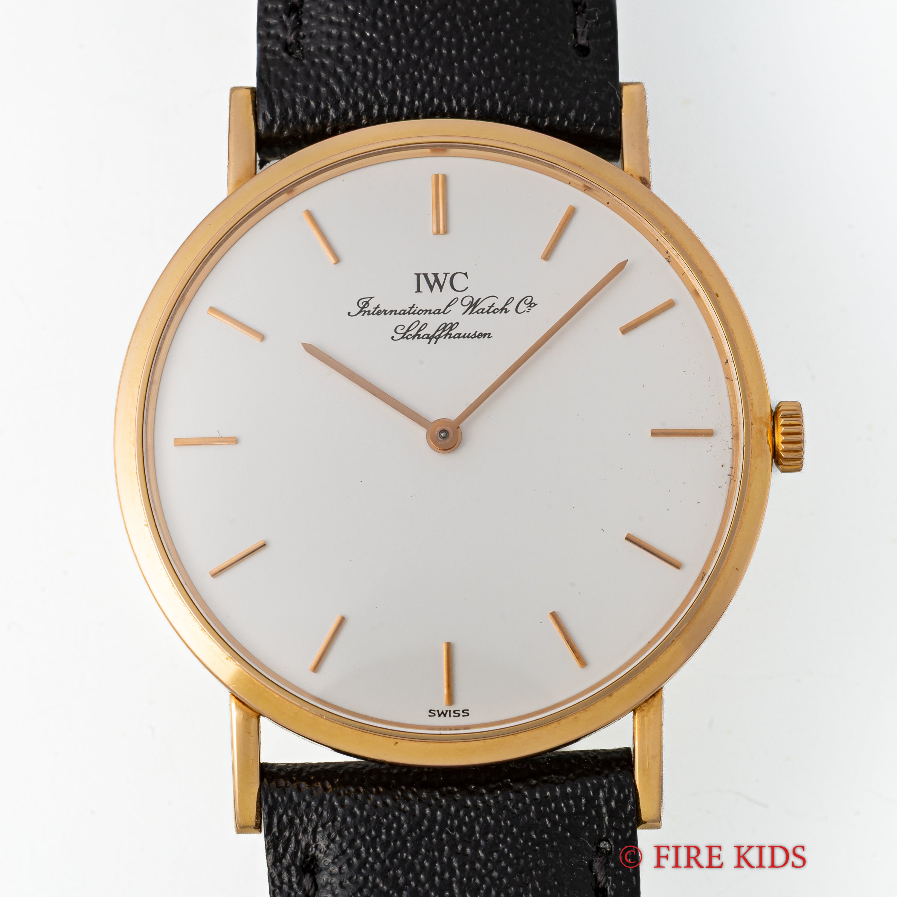 IWC 18金無垢ピンクゴールド ポートフィノ ラウンドケース Ref.2010 1994年製 手巻き Cal.1852