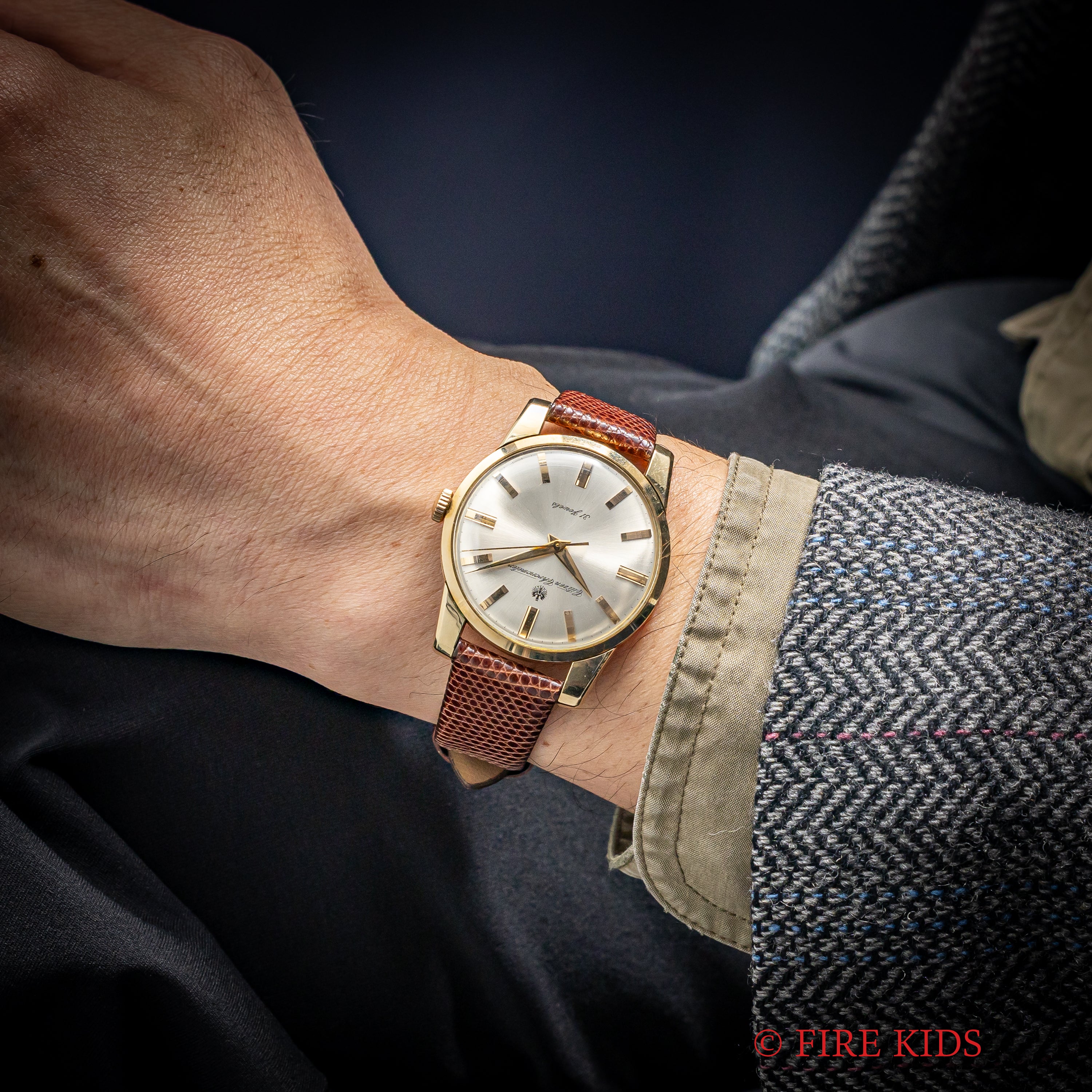 シチズン CITIZEN CR1507081クロノメーター ヴィンテージ 手巻き シチズン クロノメーター 1963年製 Ref.CR1507081 14金張り 手