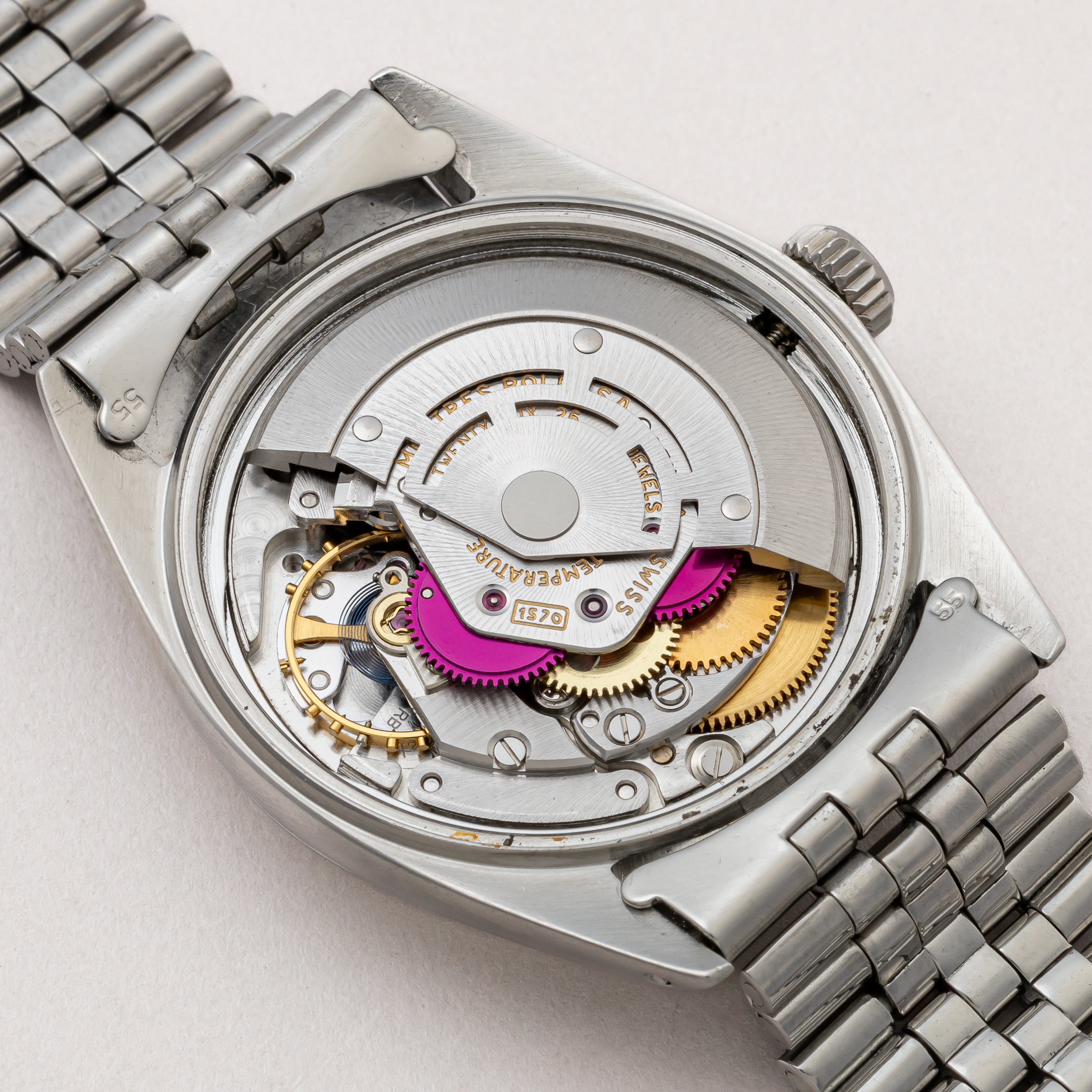 ロレックス デイトジャスト 1971年製 Ref.1603 エングレーブドベゼル シルバーダイヤル