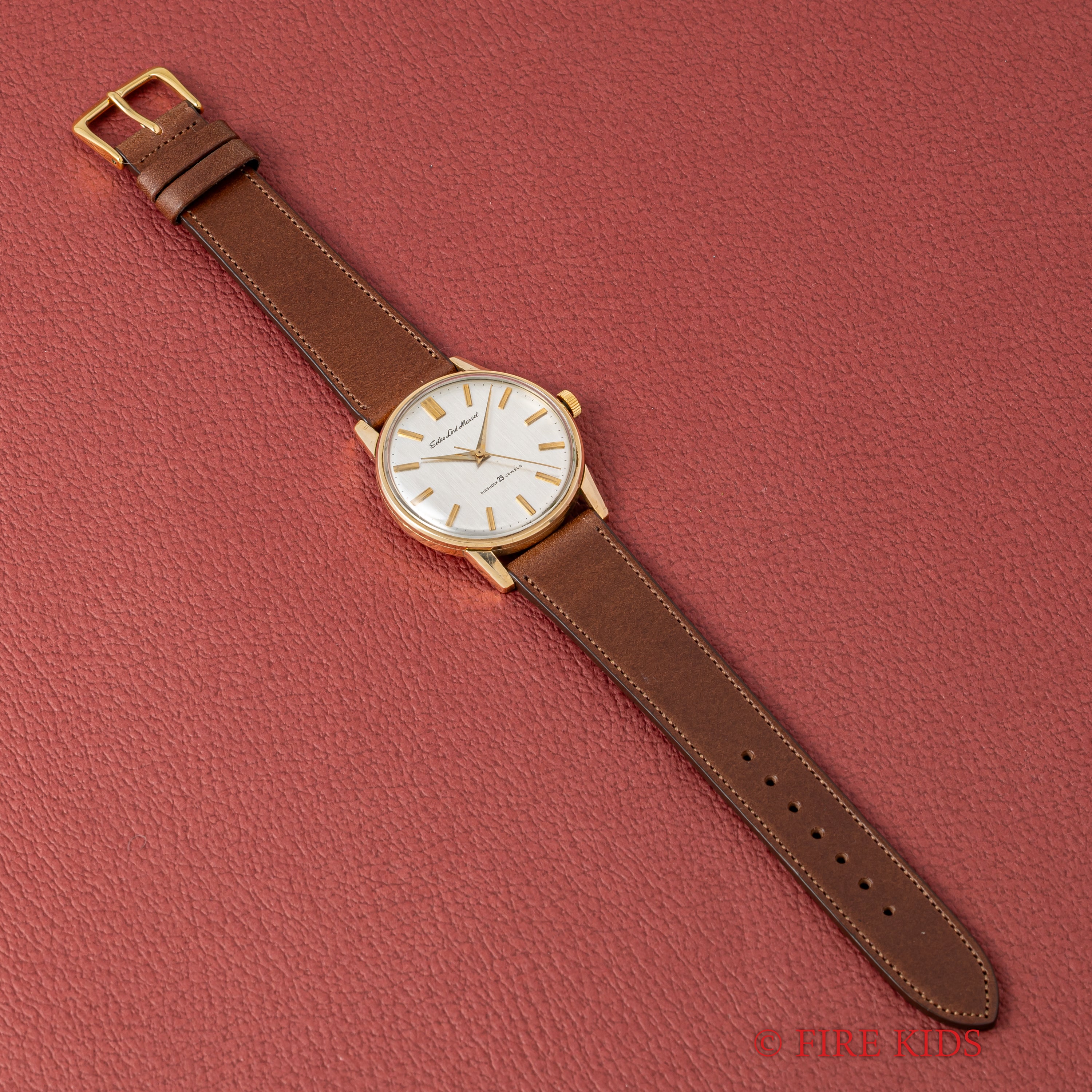 セイコー ロードマーベル 1965年製 23石ロービート手巻 Ref.5740-1990 AGFケース