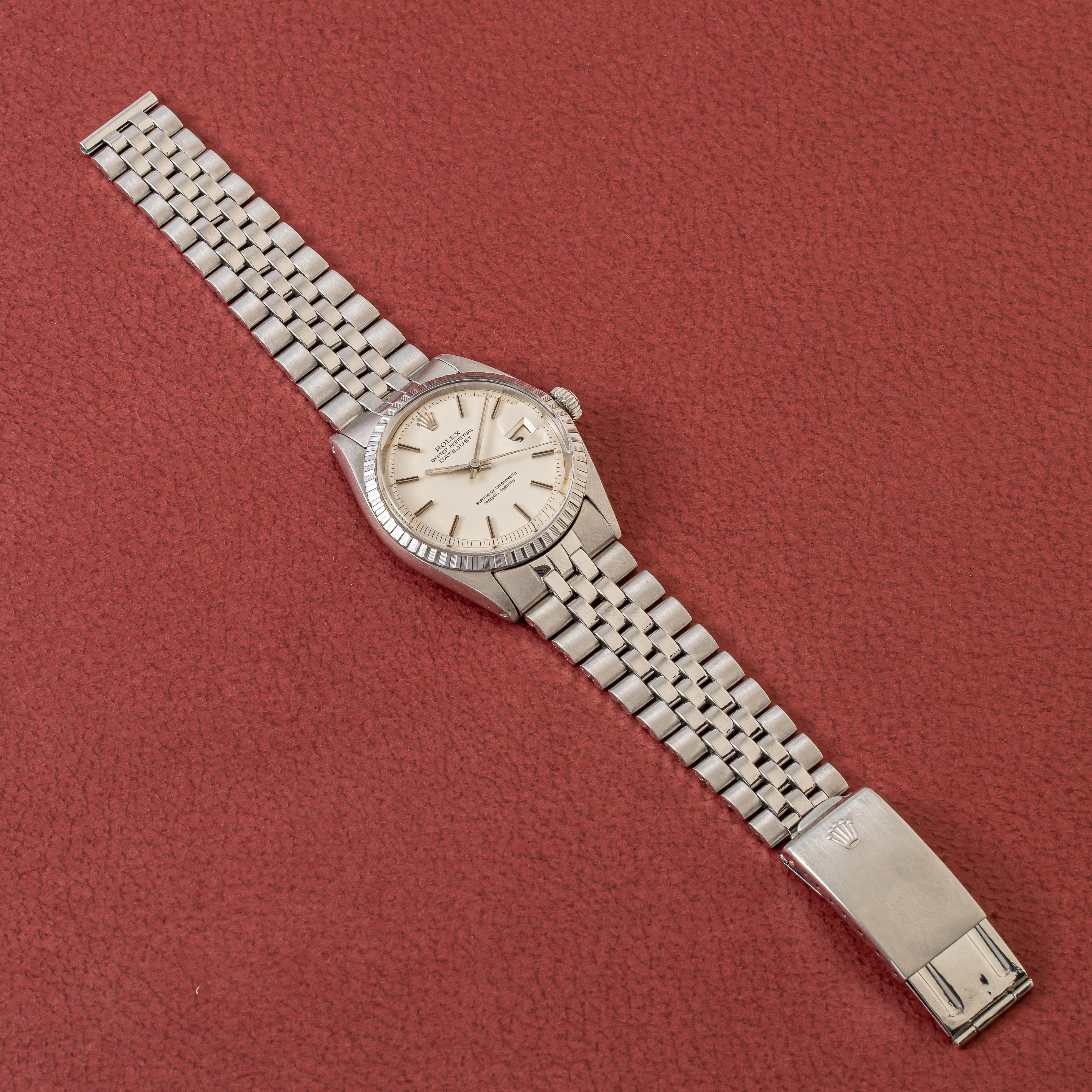 ロレックス デイトジャスト 1971年製 Ref.1603 エングレーブドベゼル シルバーダイヤル
