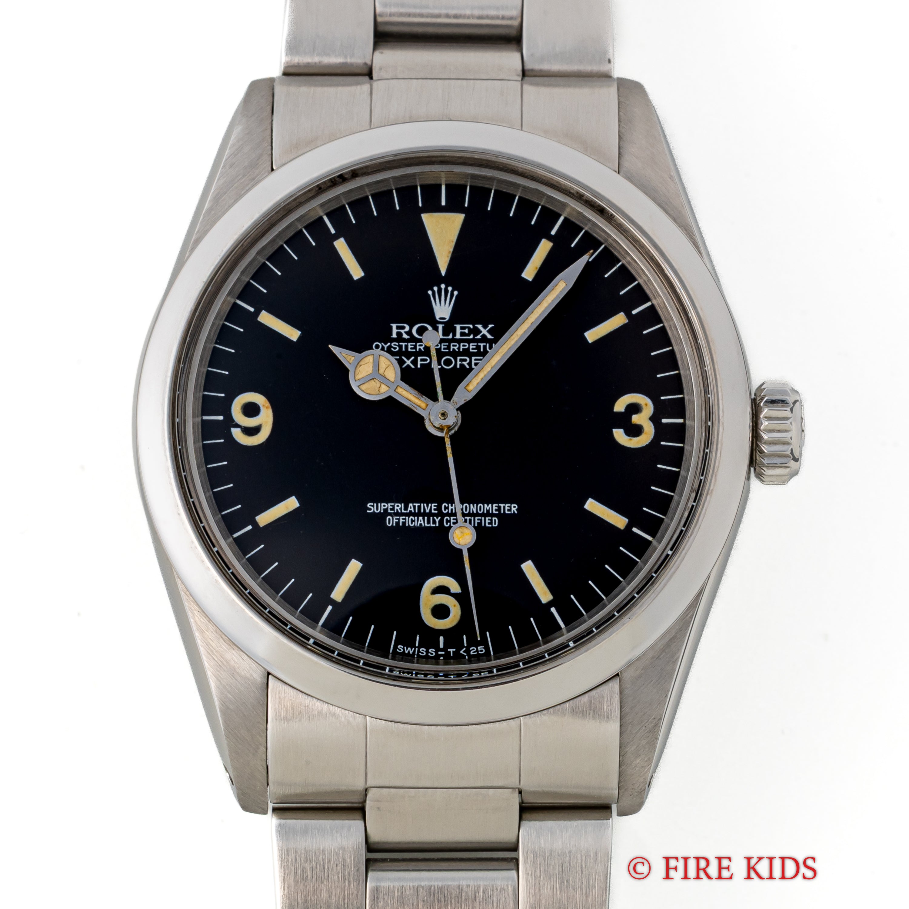 ロレックス エクスプローラー 1980年製（昭和55年製） Ref.1016後期 マーク4ダイアル 純正ブレス