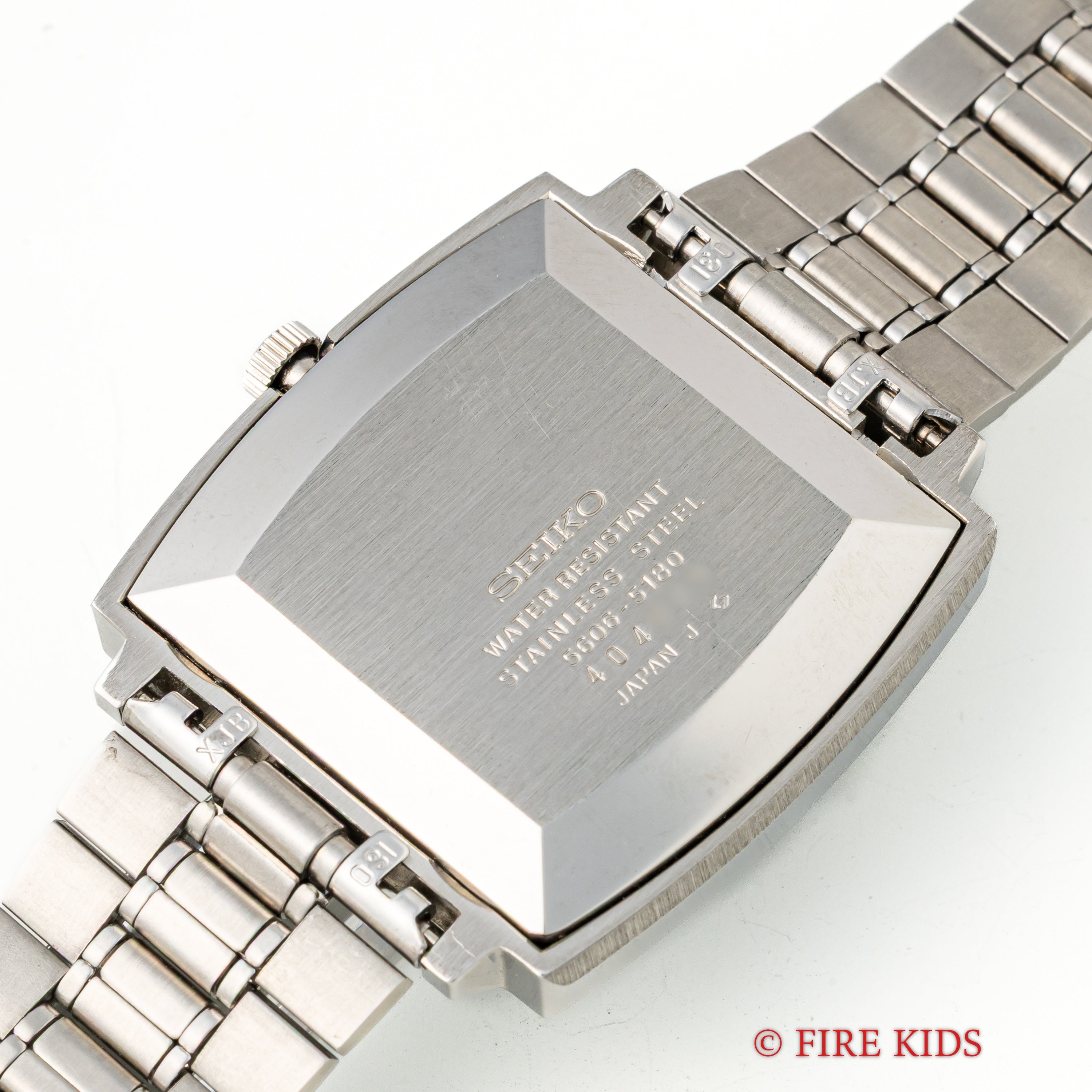 セイコー LM Ref.5606-5180 純正ブレス付き 1974年製 タグ、説明書付き