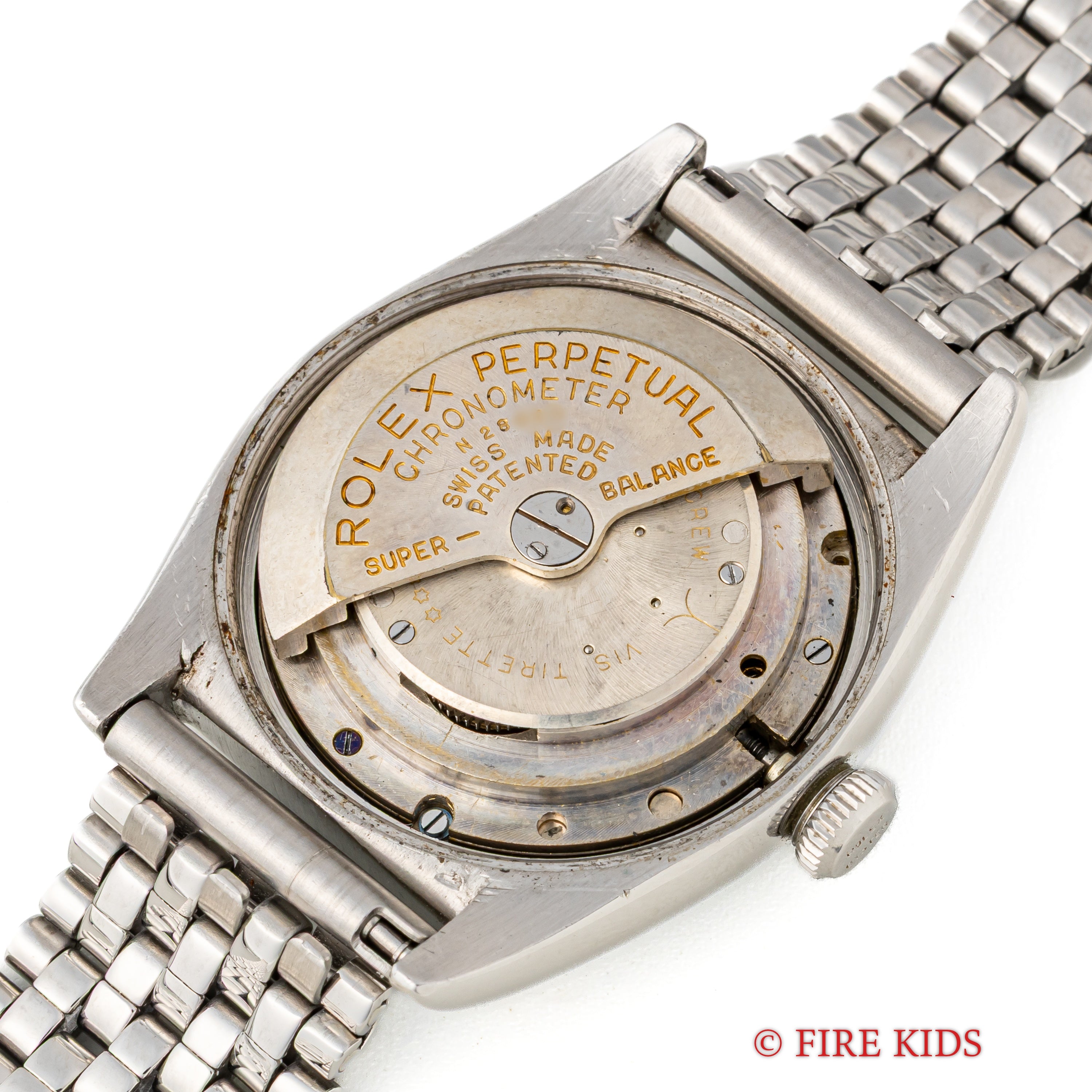 ロレックス バブルバック 1949年製 Ref.6015 自動巻 エンジンターンド