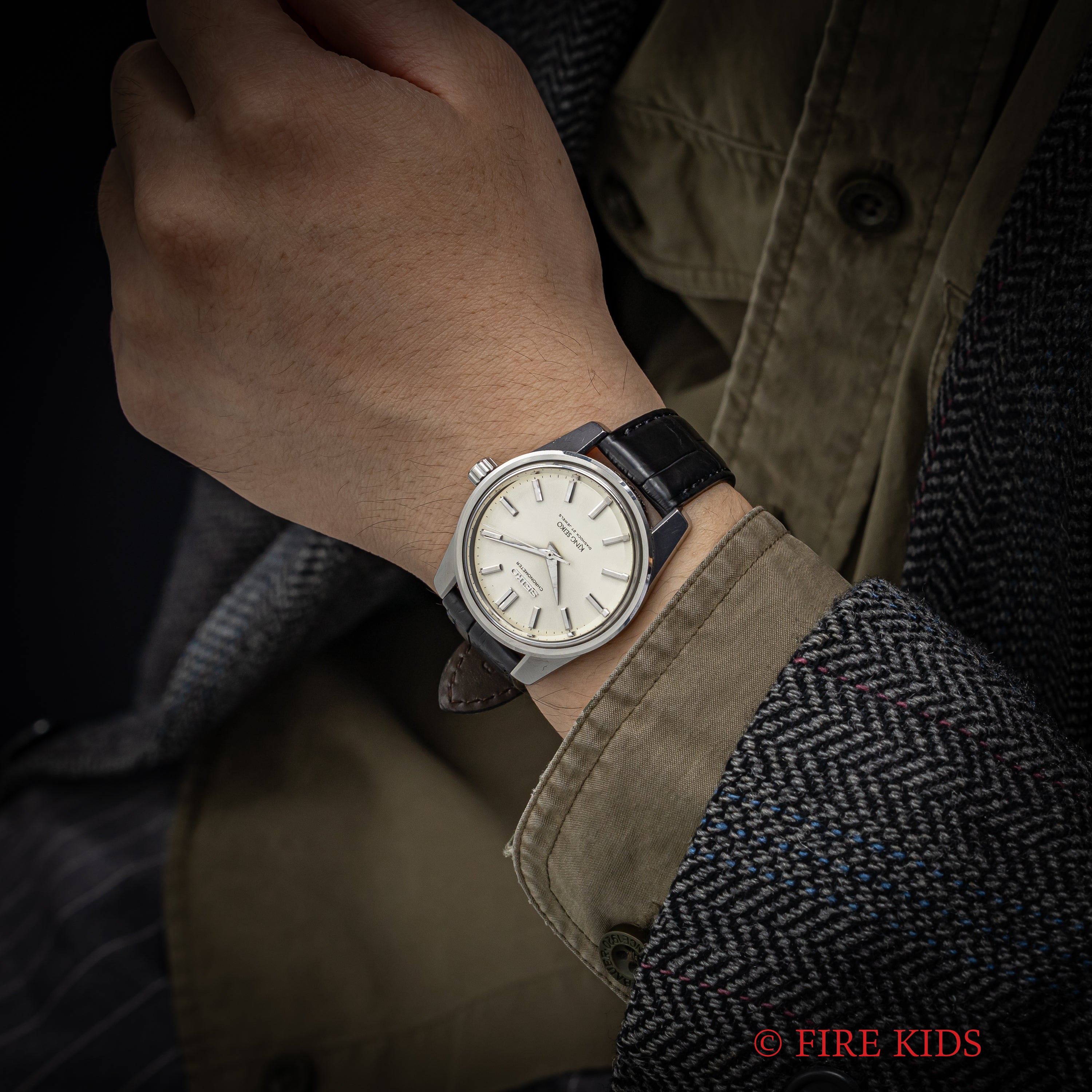 KING SEIKO DIASHOCK 27 JEWELS キングセイコー King Seiko Chronometer 27 Jewels hand winding, Cal.4420-9990