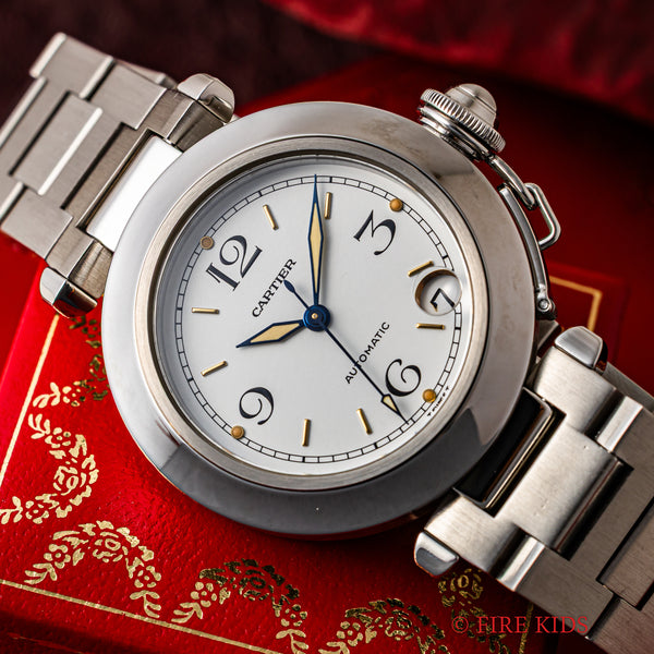 カルティエ パシャC 1990年代製 Ref.2324 ホワイトダイヤル