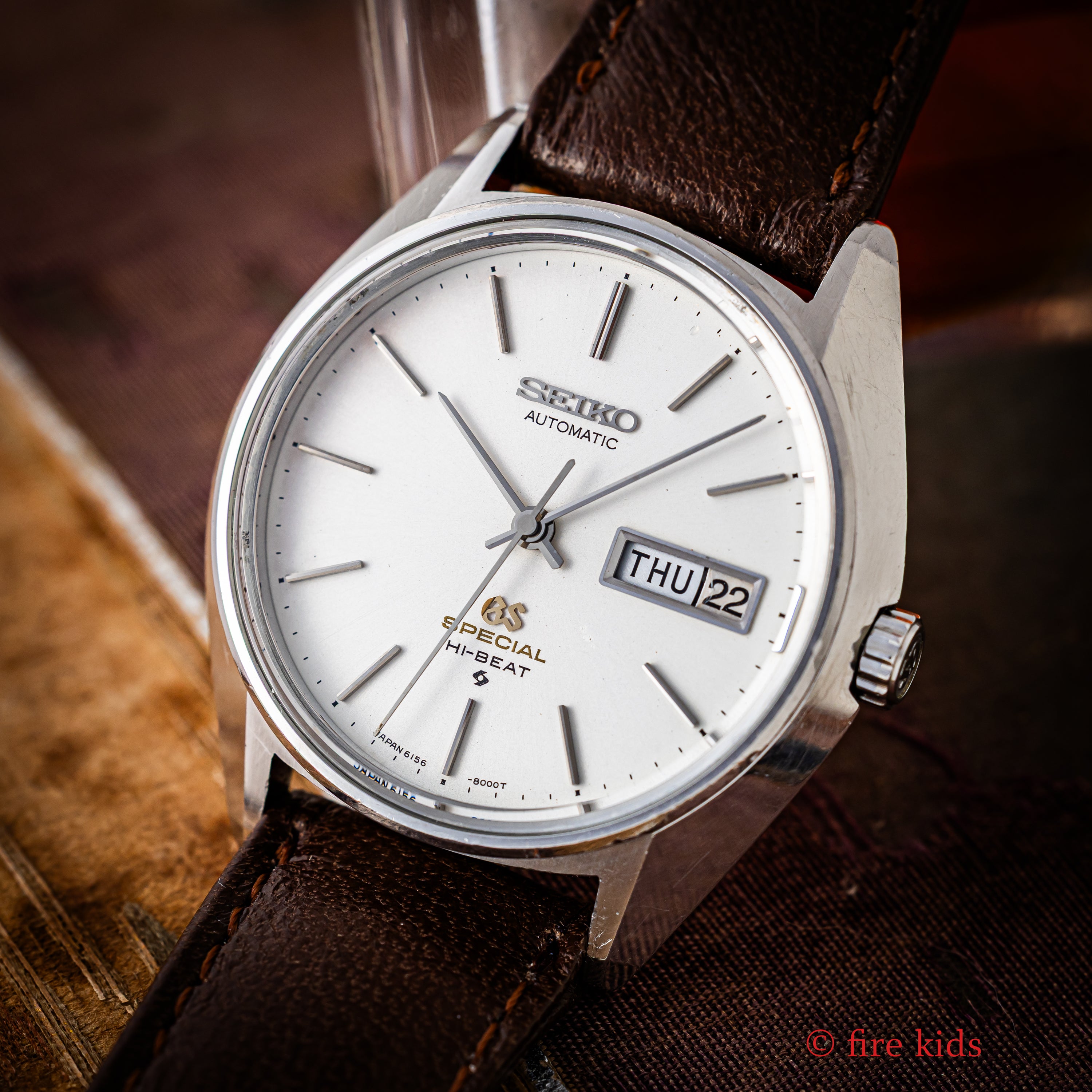グランドセイコー スペシャル 1971年製 Ref.6156-8000 ハイビート 61GS SP 純正尾錠付き