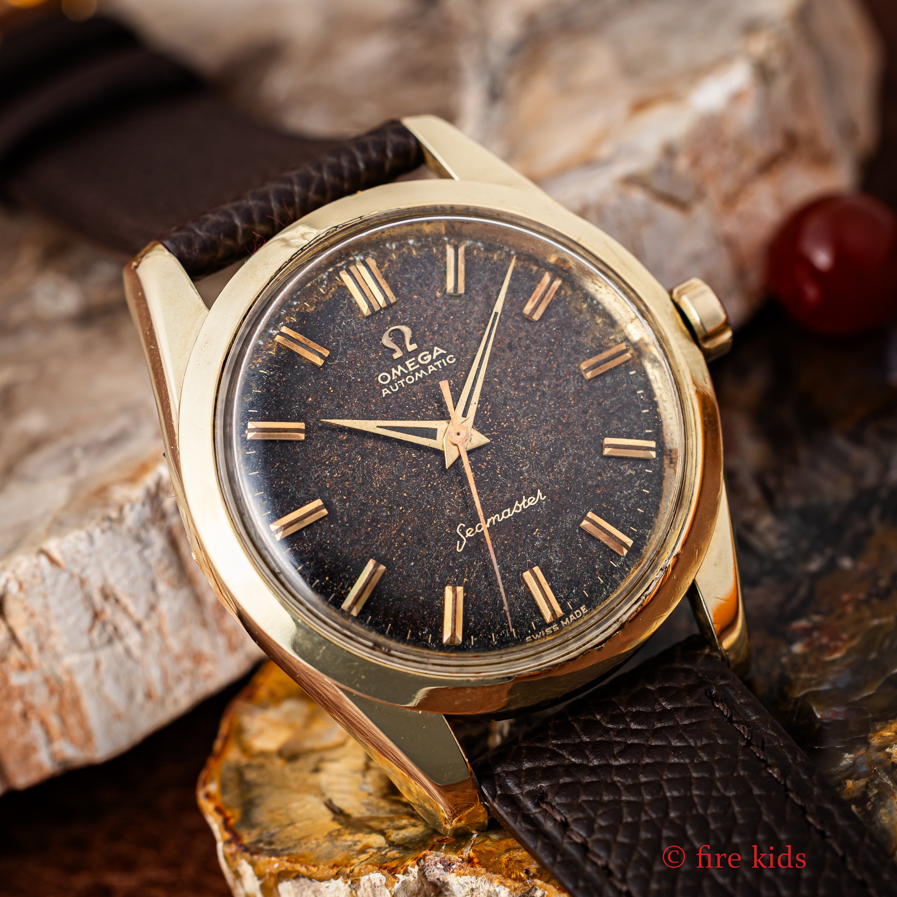 オメガ シーマスター ビッグシーホース 1958年製 Ref.2975-1SC ギルトダイヤル トップゴールド