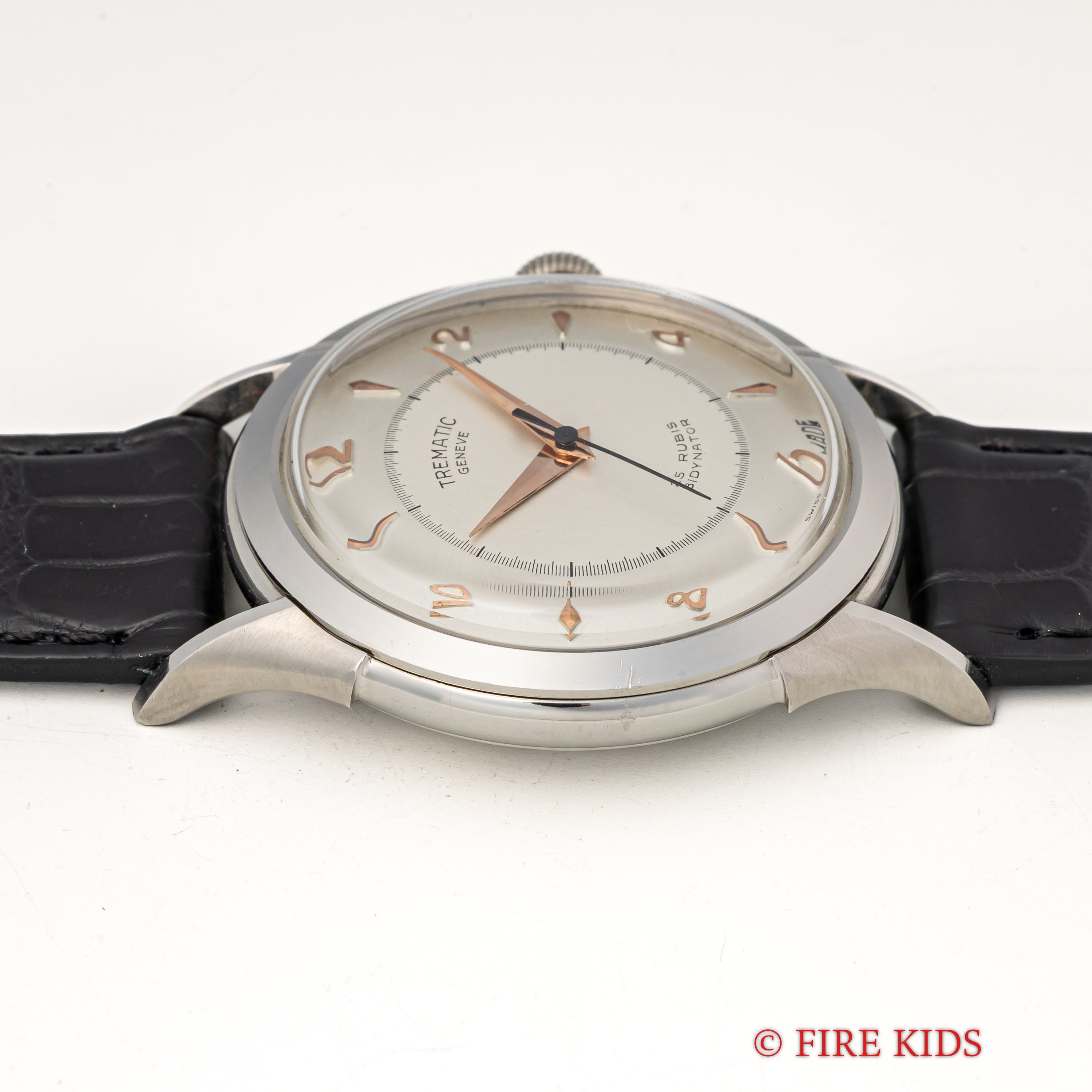 トレマチック ビディネーター 1950年代製 全回転自動巻き 飛びアラビア フェルサ Cal.498