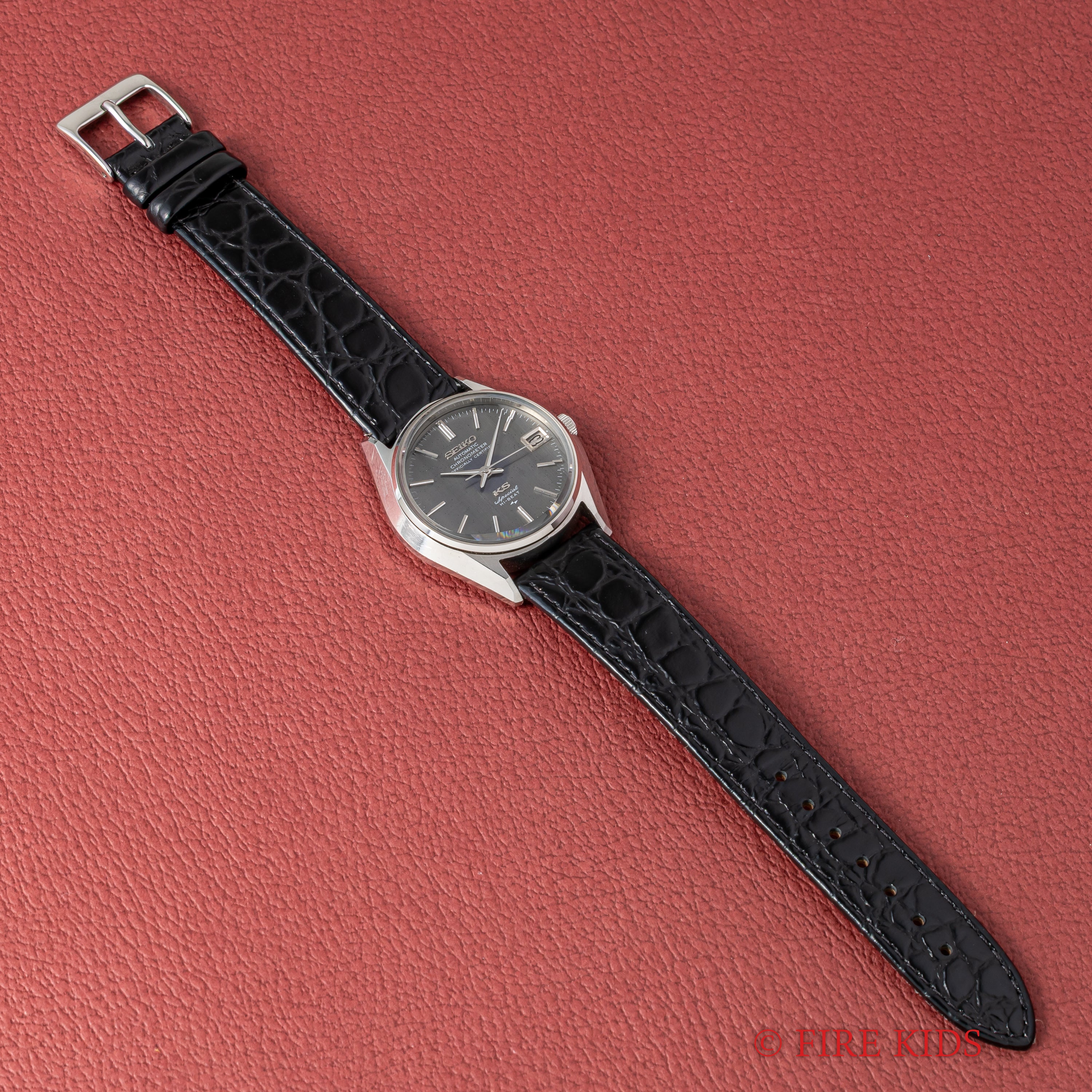 キングセイコー スペシャル クロノメーター グレーダイヤル 1972年製 ハイビート自動巻き Ref.5245-7000