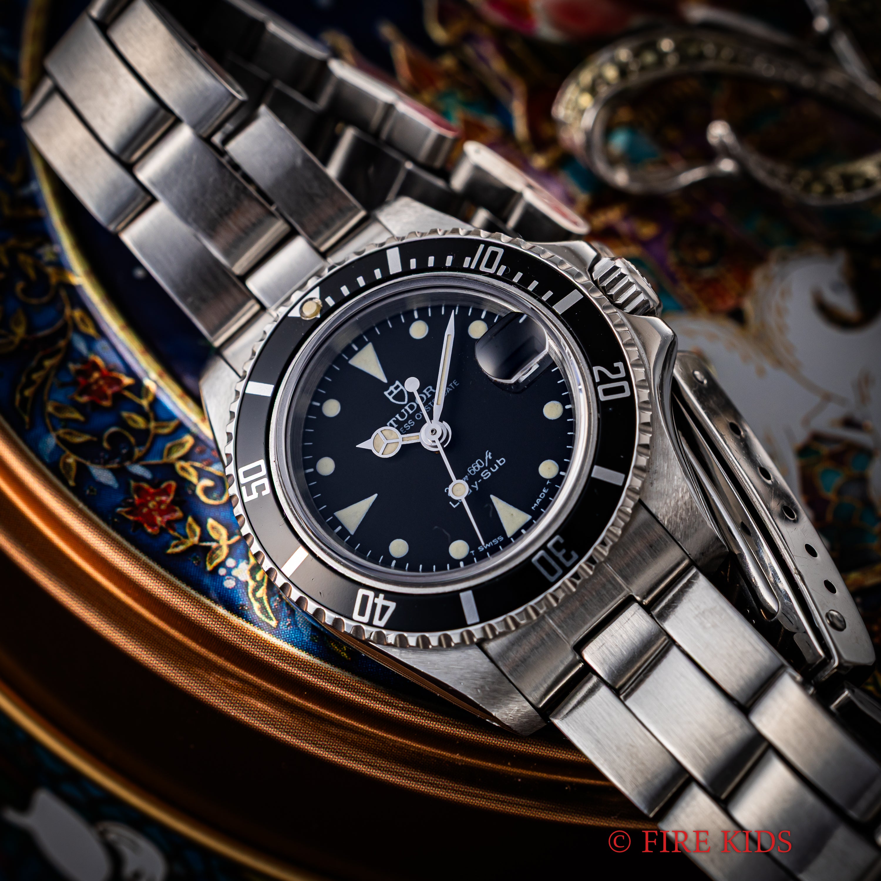 チューダー レディサブ 1991年製 プリンセスオイスターデイト Ref.96090 王冠リューズ 3連オイスターブレス