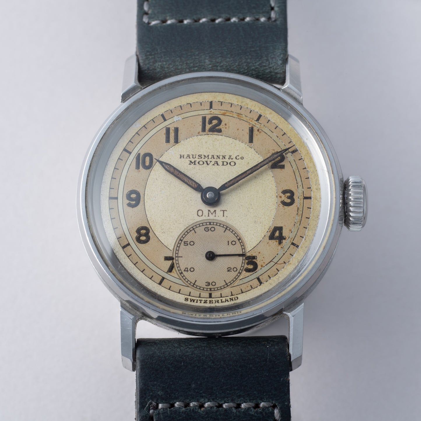 モバード Hausmann&CO ダブルネーム FBケース 1940年代製 Ref.11767