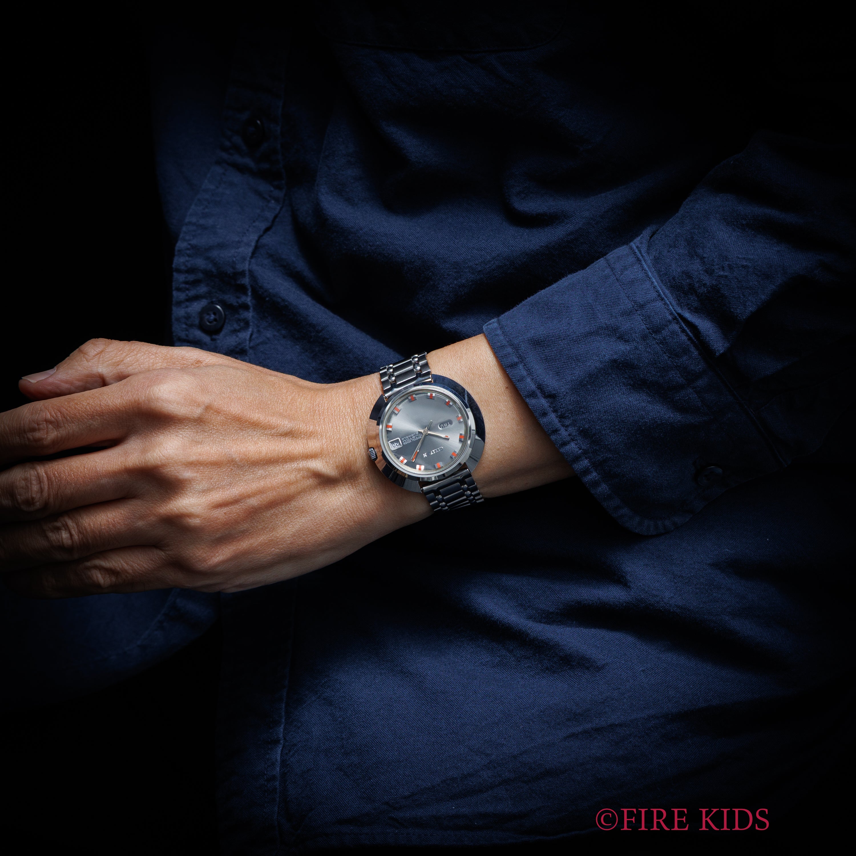 シチズン クリスタルセブン カスタム ナイアガラ  1969年製 未使用品 自動巻 純正ブレス タグ付き