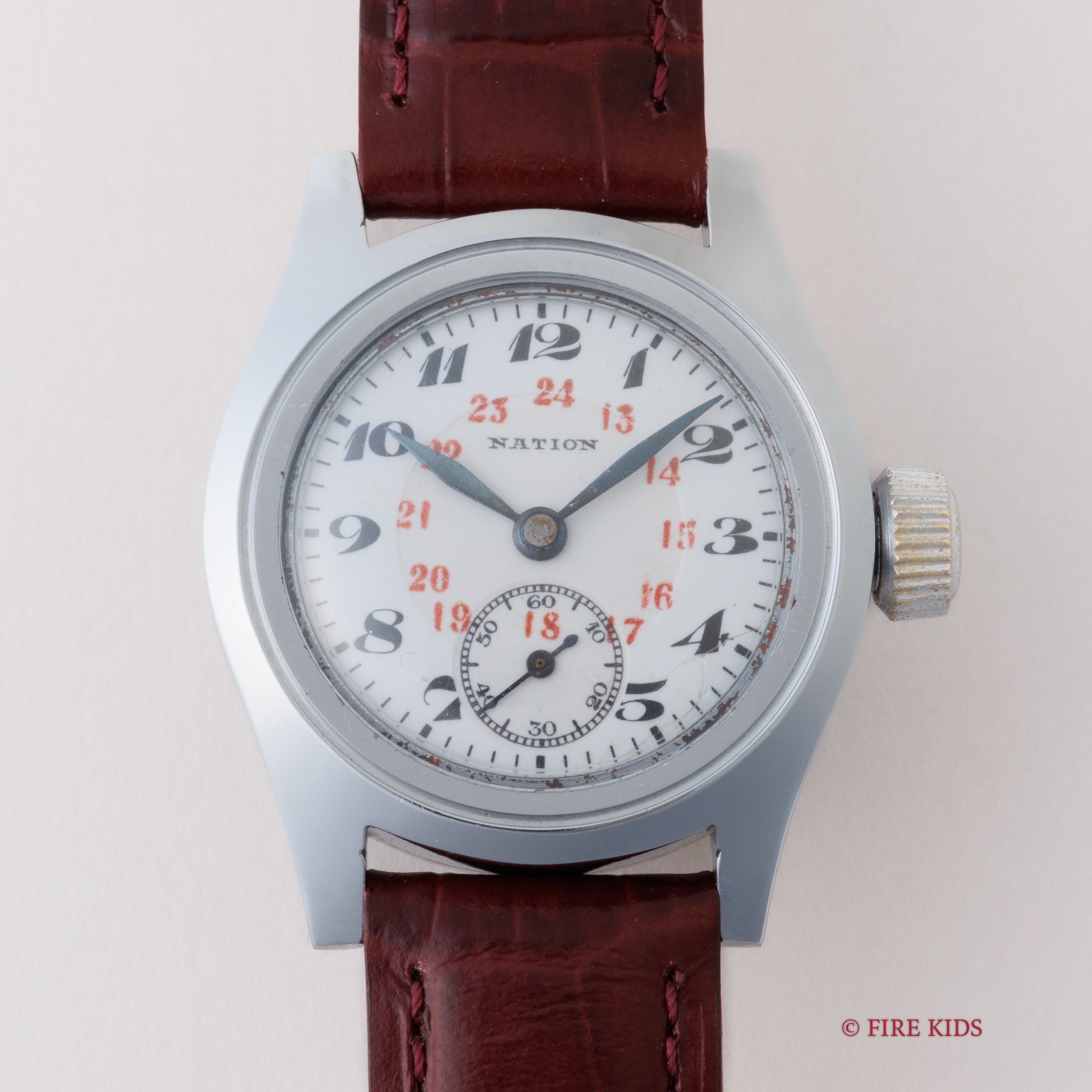 セイコー モリス9型 ダストプルーフケース 1930年代製 二重ケース 手巻 Ref.9150 ポーセリンダイヤル