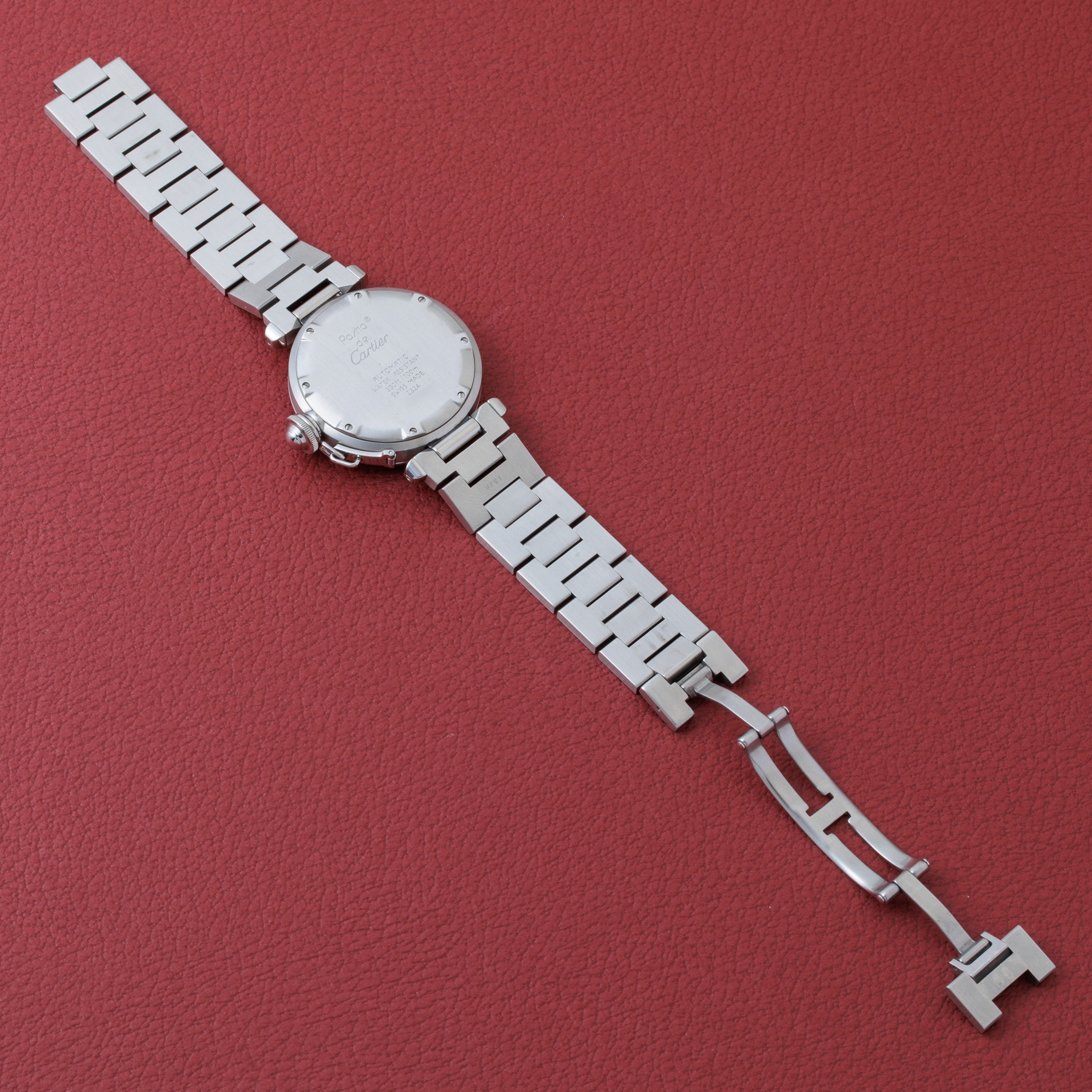 カルティエ パシャC 1990年代製 Ref.2324 自動巻 ホワイトダイヤル トリチウム夜光
